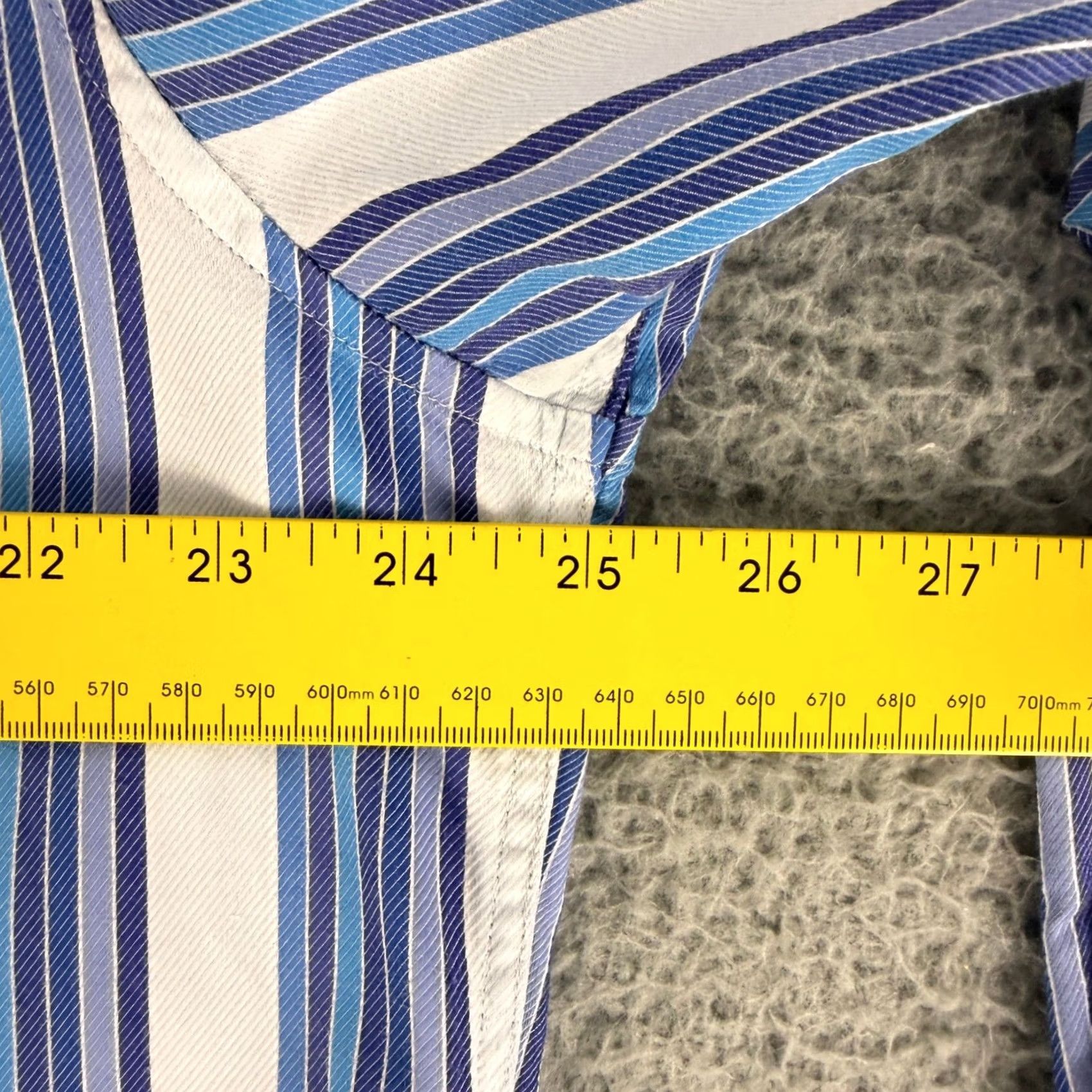 Robert Graham Robert Graham Shirt Mens 2XL Blue Striped Long Sleeve Button Down Cotton Classic Size US XXL / EU 58 / 5 - 5 Thumbnail