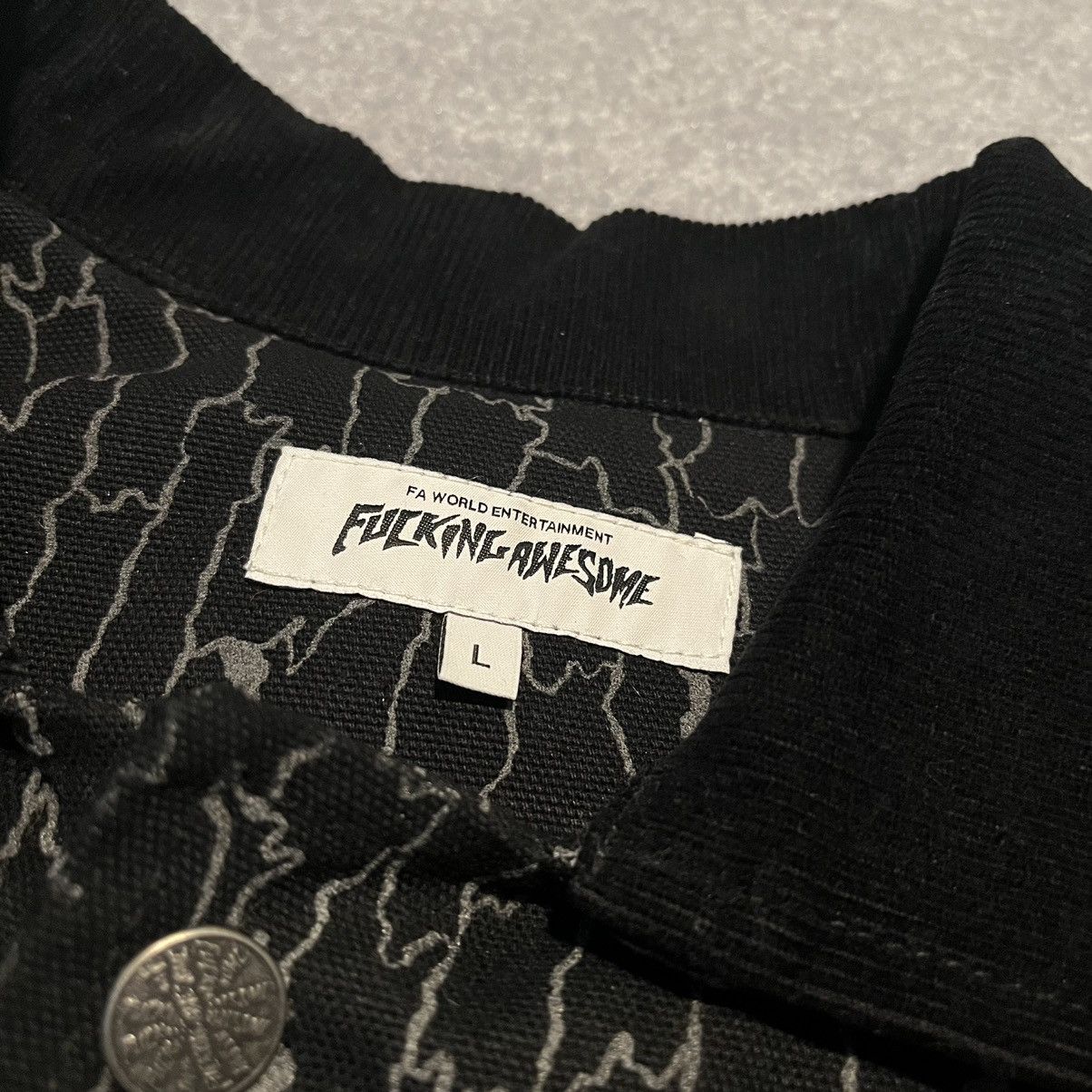 Fucking Awesome Fucking Awesome Reflective Everyday Camo Work Jacket Black Size US L / EU 52-54 / 3 - 7 Thumbnail