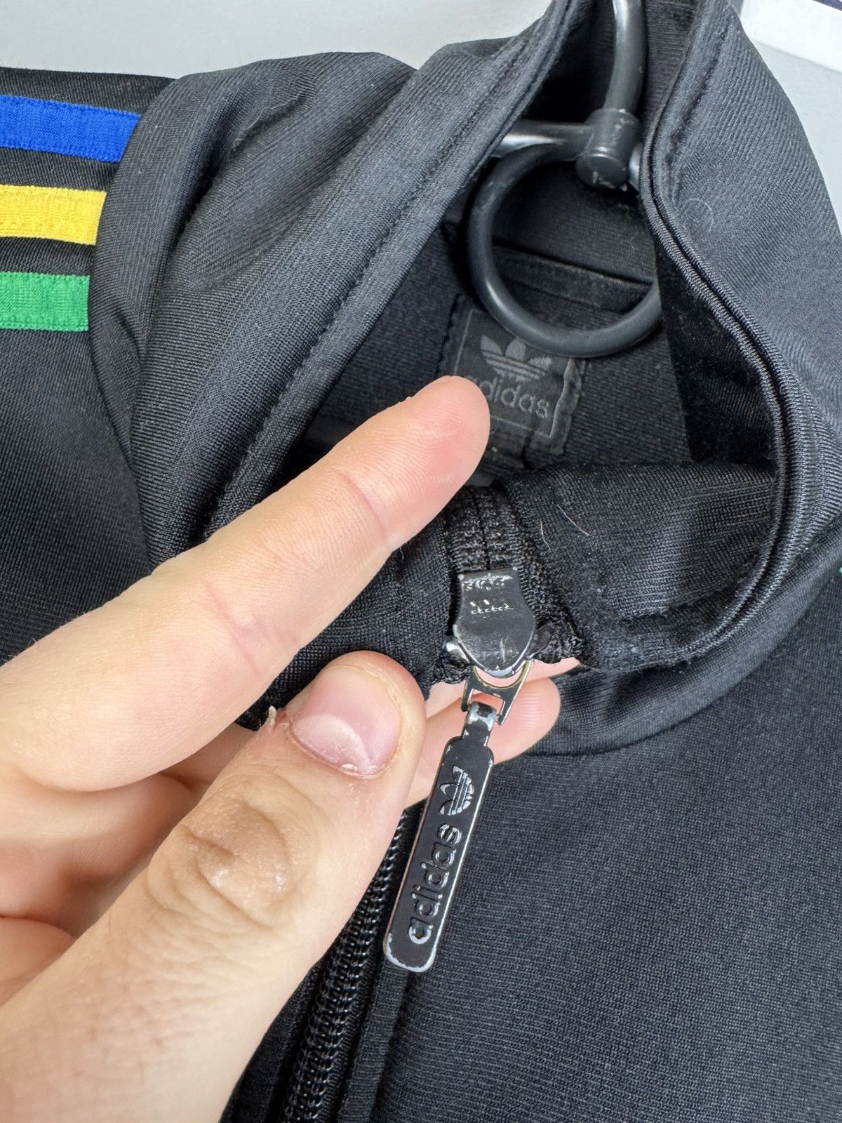 Adidas Vintage Adidas Originals Grun Track Jacket Rasta Black Size US S / EU 44-46 / 1 - 4 Thumbnail