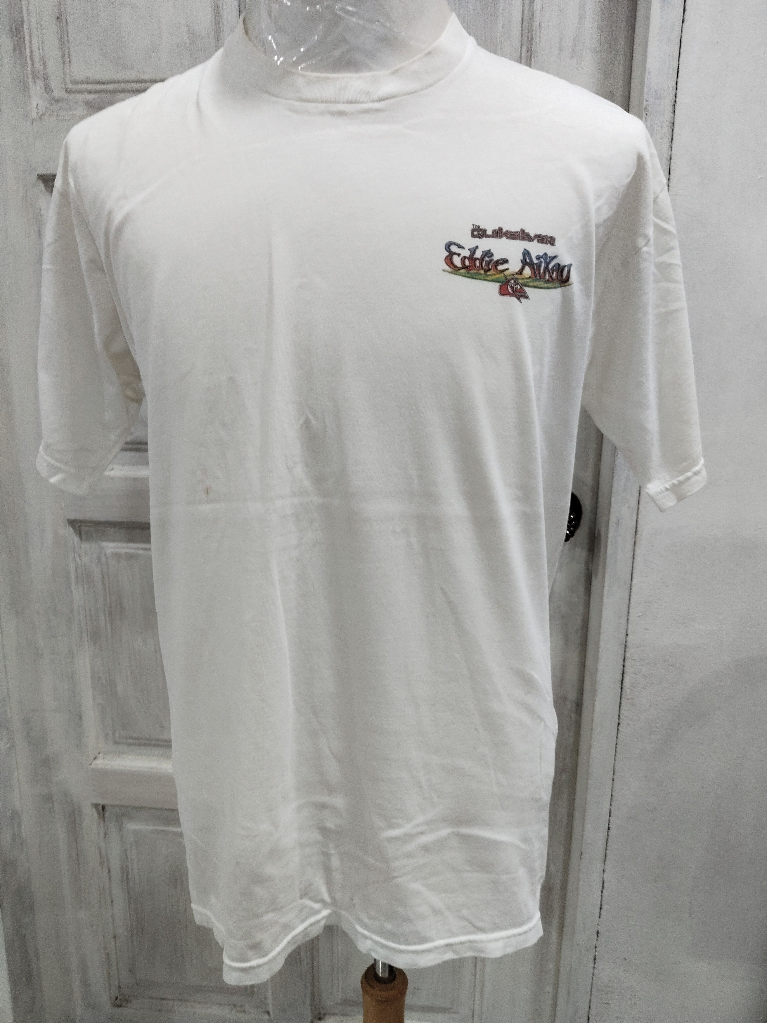 Quiksilver × Vintage Combo 2 Pieces Vintage Quicksilver Big Logo Tshirt Size US L / EU 52-54 / 3 - 12 Thumbnail