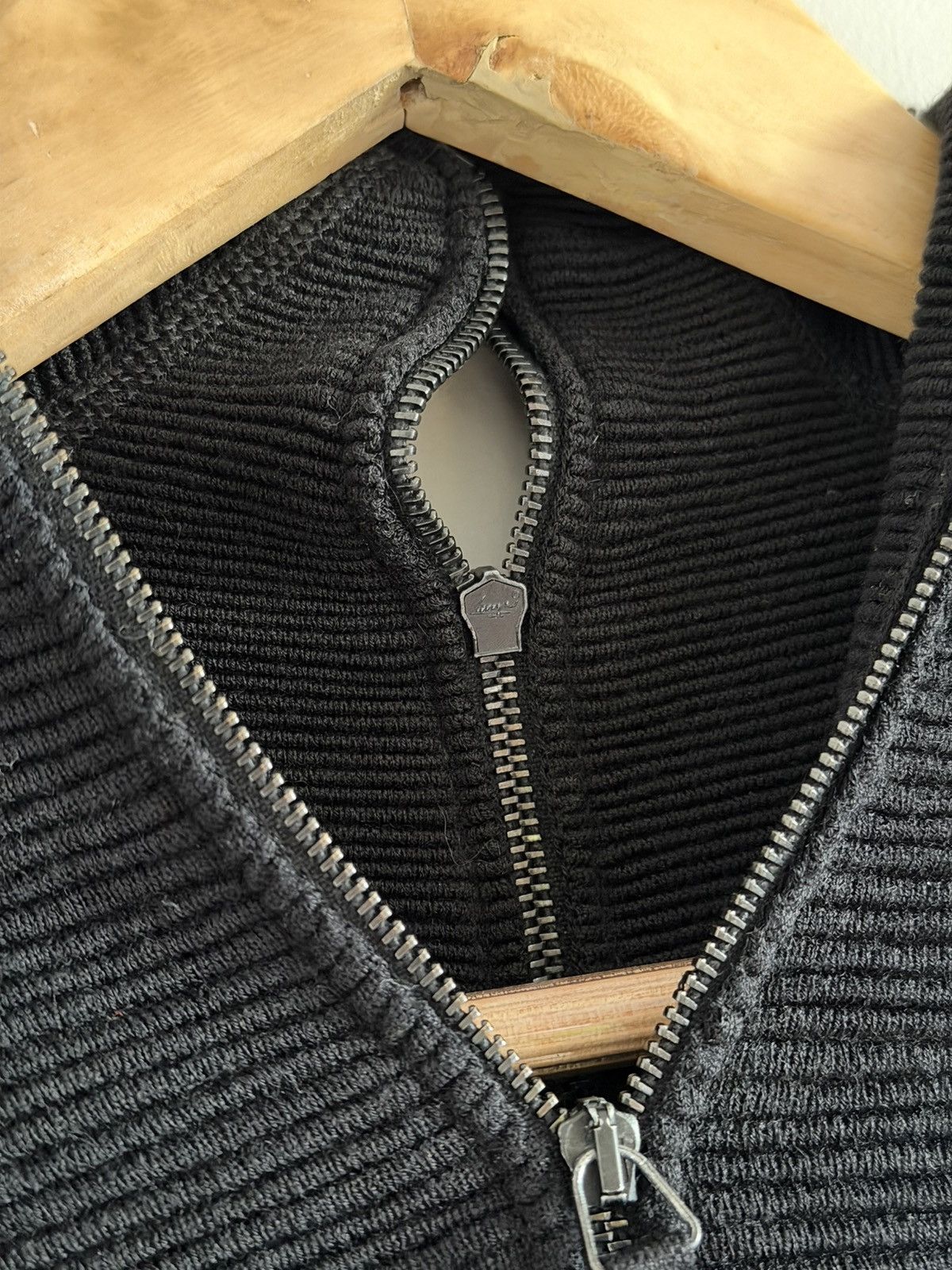 Annette Gortz Annette Görtz Full Zip Ribbed Knit Jacket Size M / US 6-8 / IT 42-44 - 6 Thumbnail