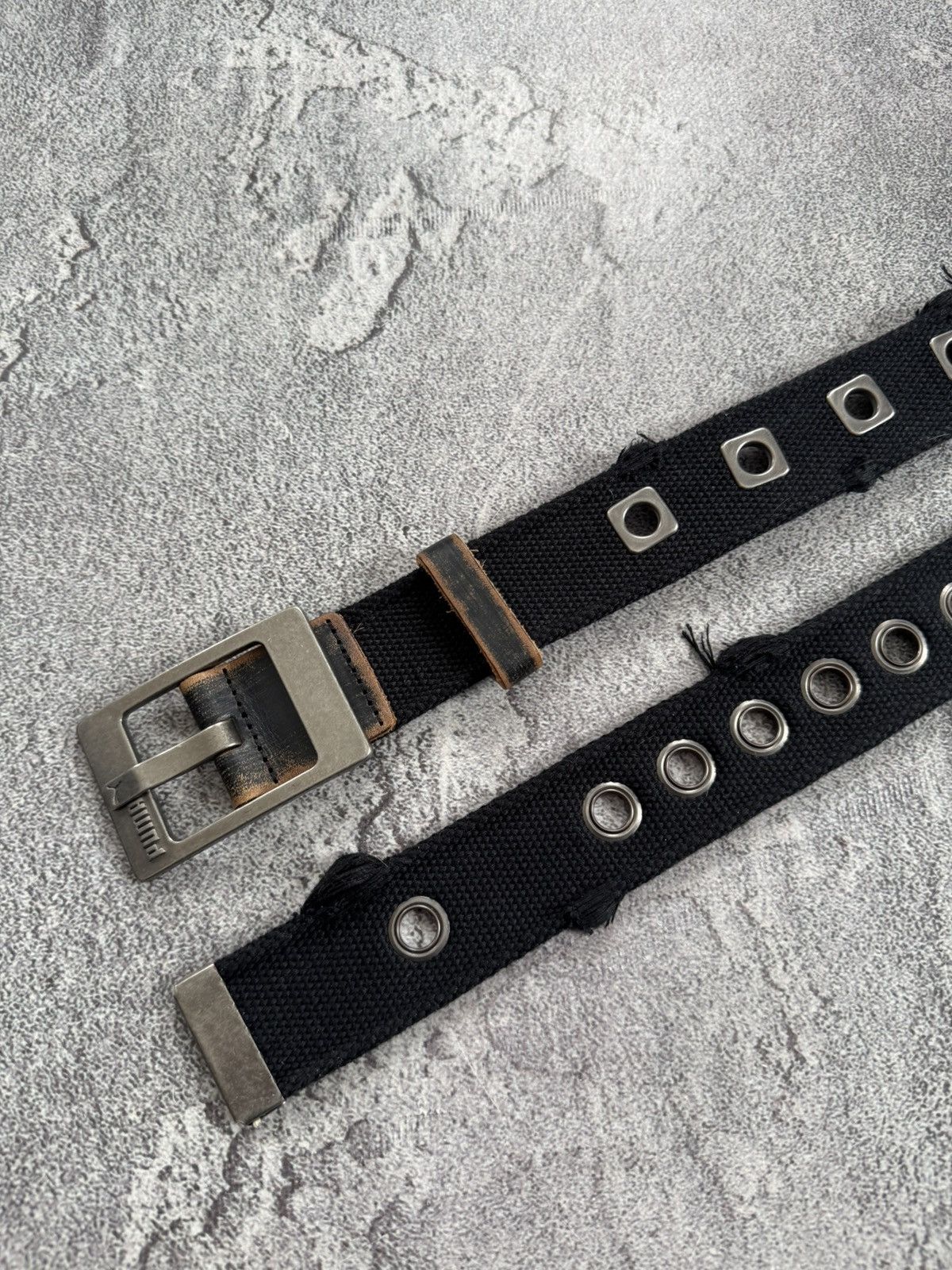 Puma Puma Retro Distressed style Y2K Avantgarde belt L.G.B. Size ONE SIZE - 10 Thumbnail