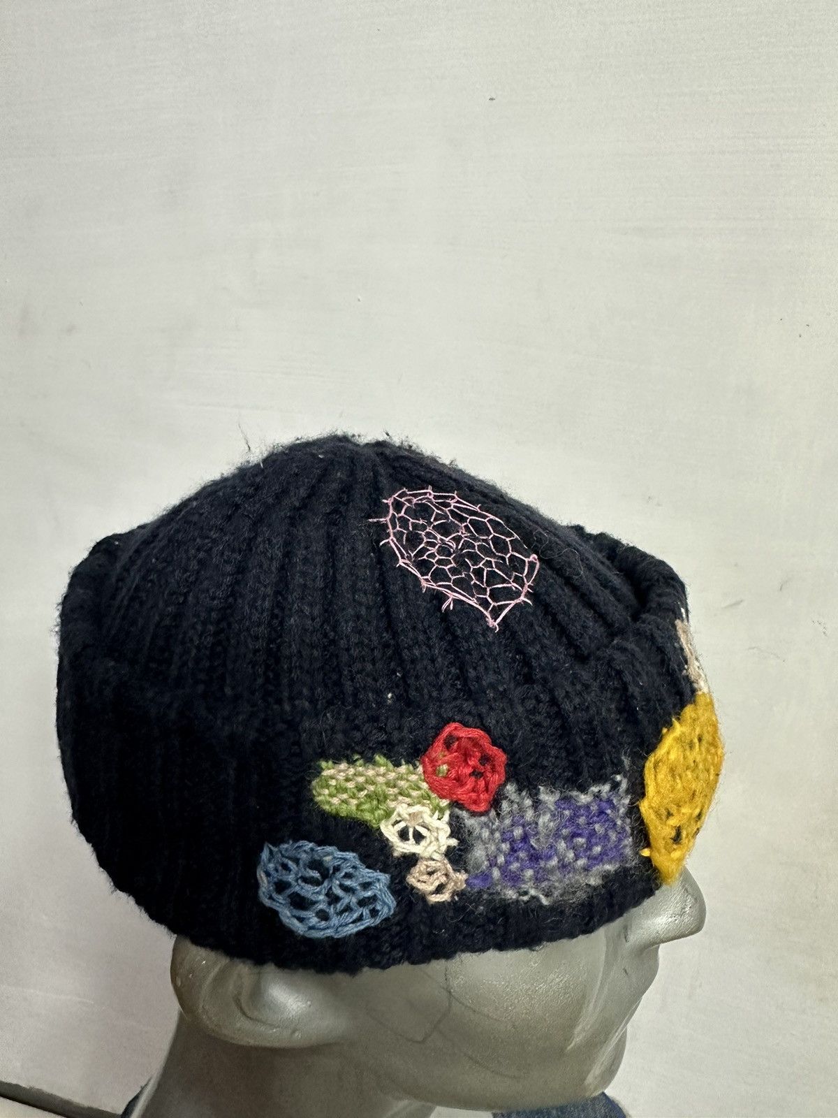 Handmade Custom Made Nice Design Art Knitted Spider Beanie Hats Size ONE SIZE - 5 Thumbnail