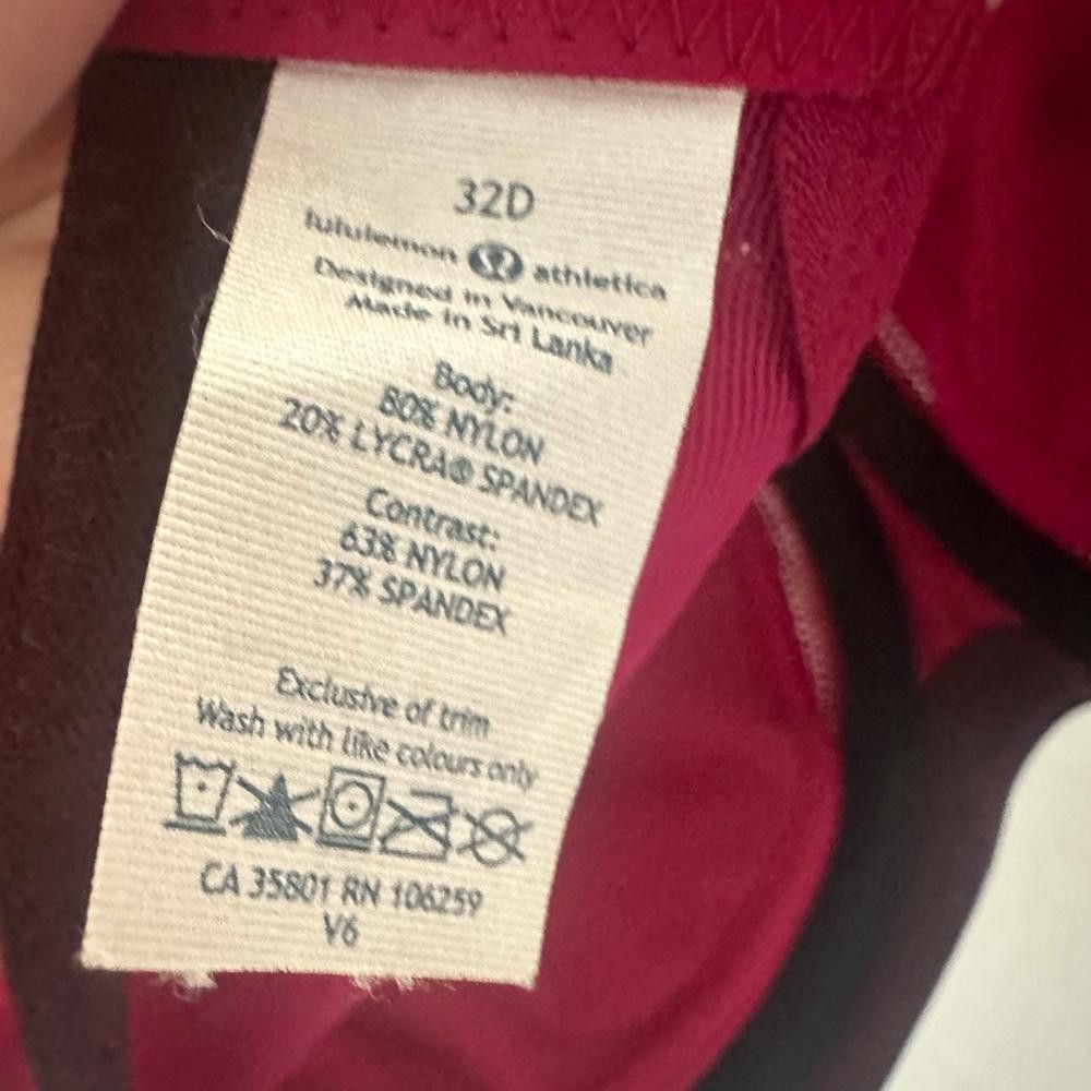 Lululemon Lululemon Boob Wired Mesh Bra Bumble Berry 32D Size ONE SIZE - 8 Thumbnail