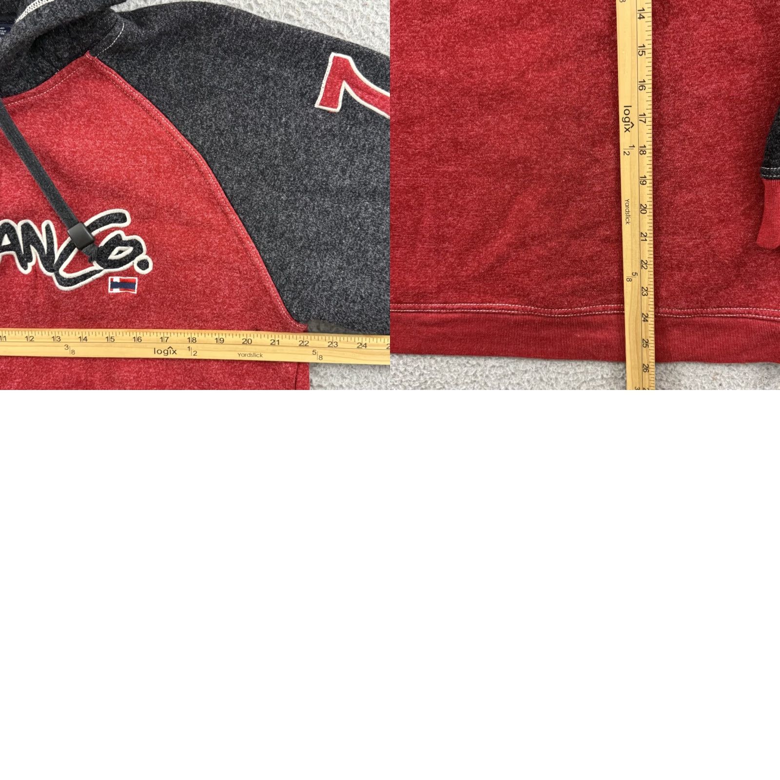 Bugle Boy VINTAGE Bugle Boy Sweatshirt Mens M Red 90s Long Sleeve Hoodie Hip Hop Y2K Sweatshirt Size US M / EU 48-50 / 2 - 8 Thumbnail