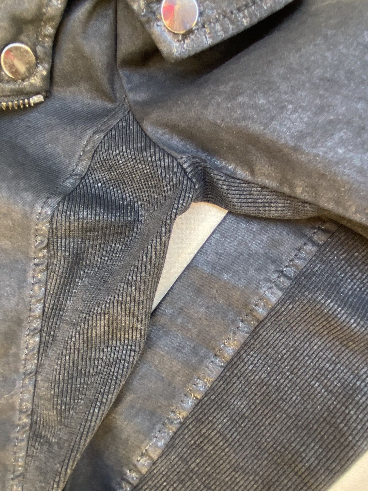 La Haine Inside Us La Haine Inside Us Coated Asymmetric Biker Top Jacket Size S Size S / US 4 / IT 40 - 14 Thumbnail