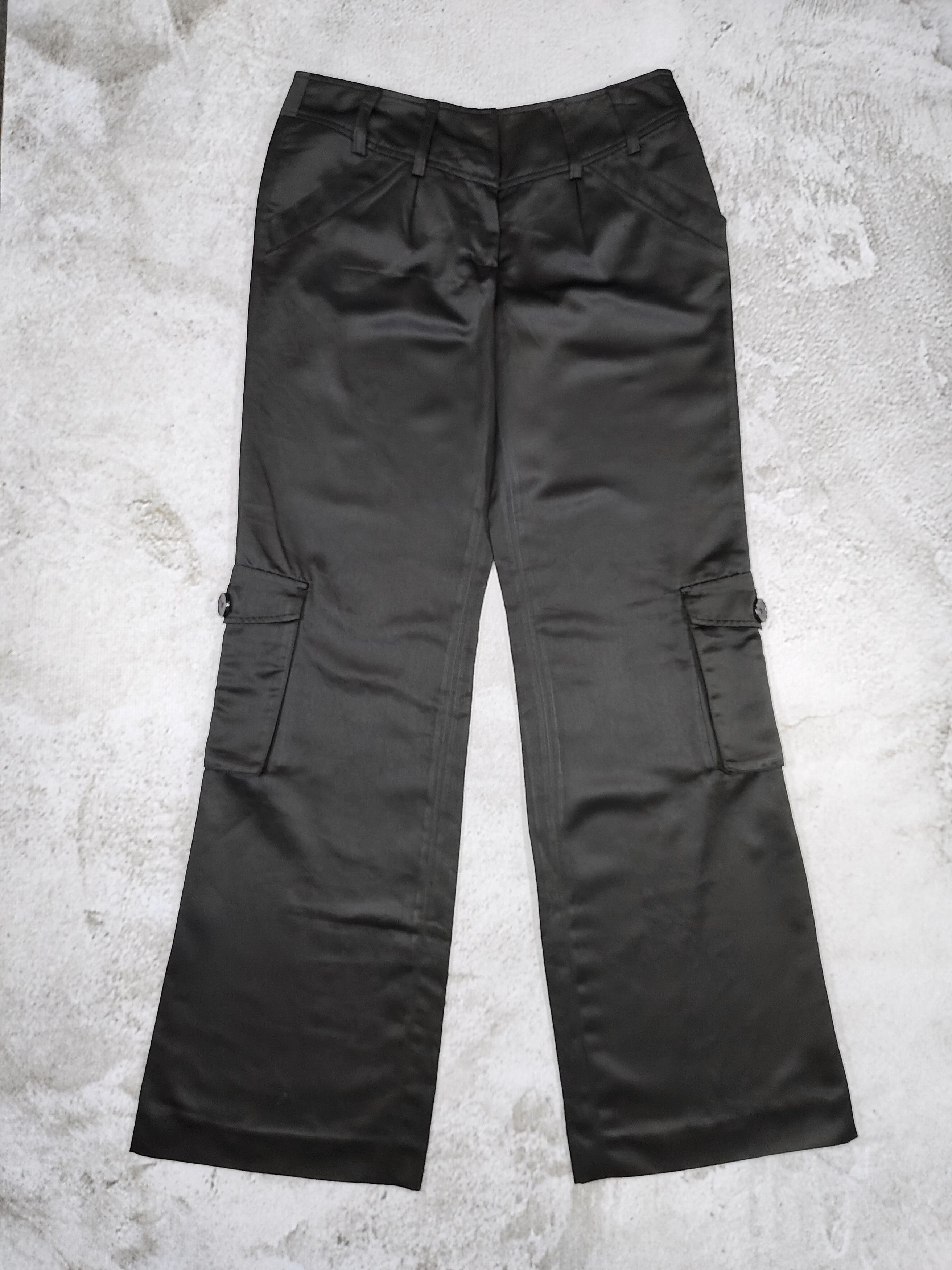 Morgan De Toi 2000s Morgan- Y2K Urban Utilitarian Flare Cargo Pants Size 31" - 1 Thumbnail