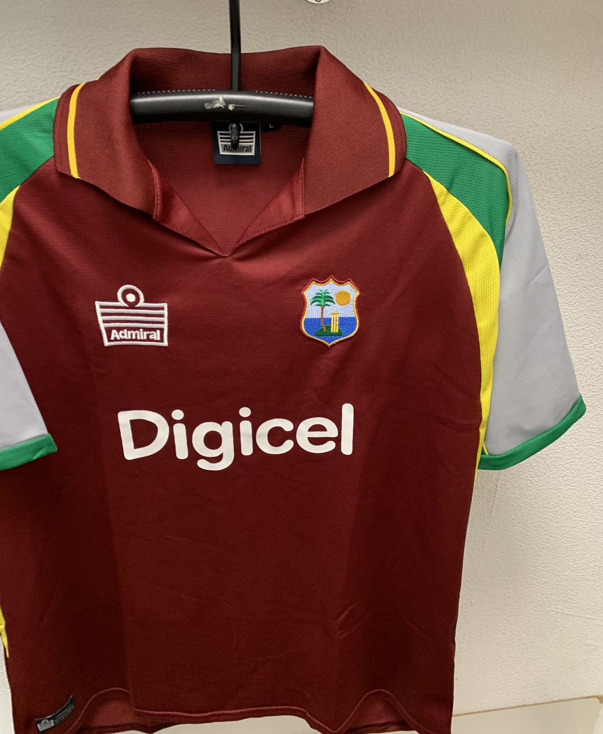 Vintage West Indies India Digicel 2004-05 vintage jersey Admiral L Size US L / EU 52-54 / 3 - 6 Thumbnail