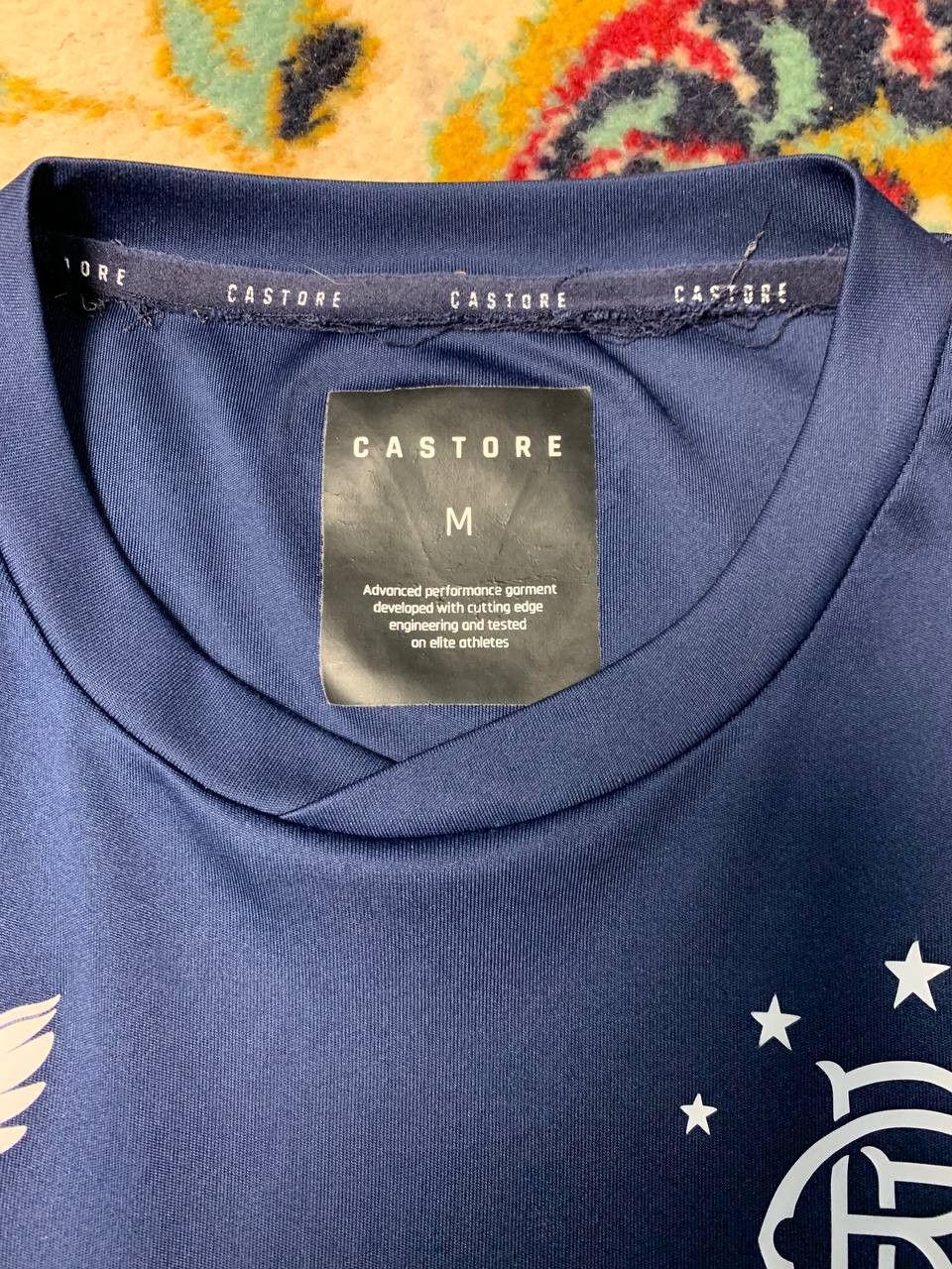 Vintage Rangers Castore Training Soccer Shirt Unibet 21/22 Size US M / EU 48-50 / 2 - 3 Thumbnail