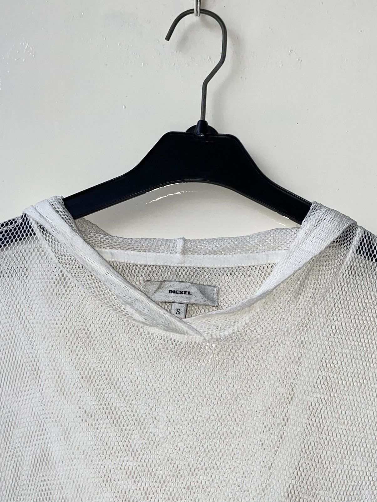 Diesel DIESEL White Mesh T-shirt Size US XS / EU 42 / 0 - 3 Thumbnail