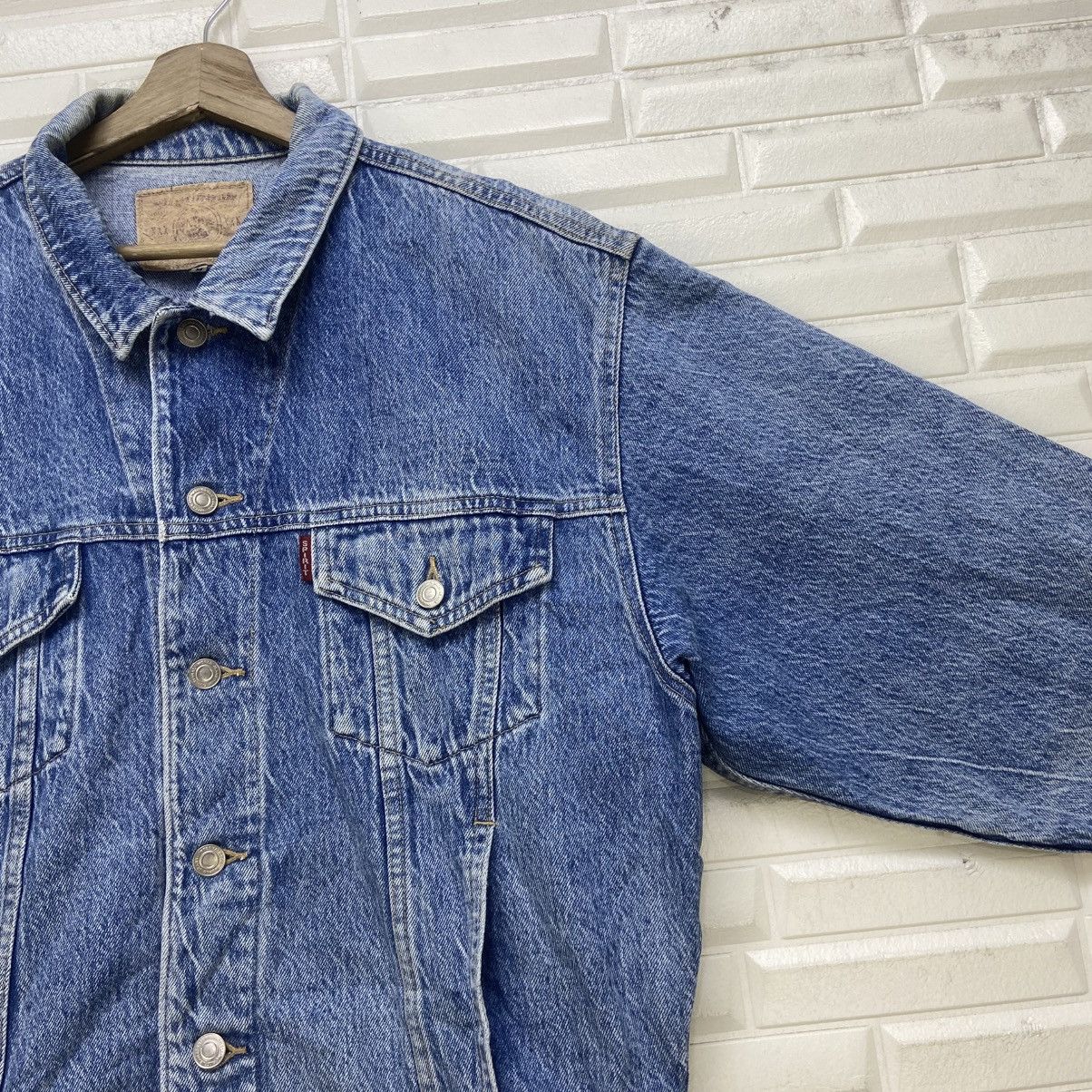 Big John Vintage Big John Spirit Stone Wash Denim Trucker Jacket Size US S / EU 44-46 / 1 - 10 Thumbnail