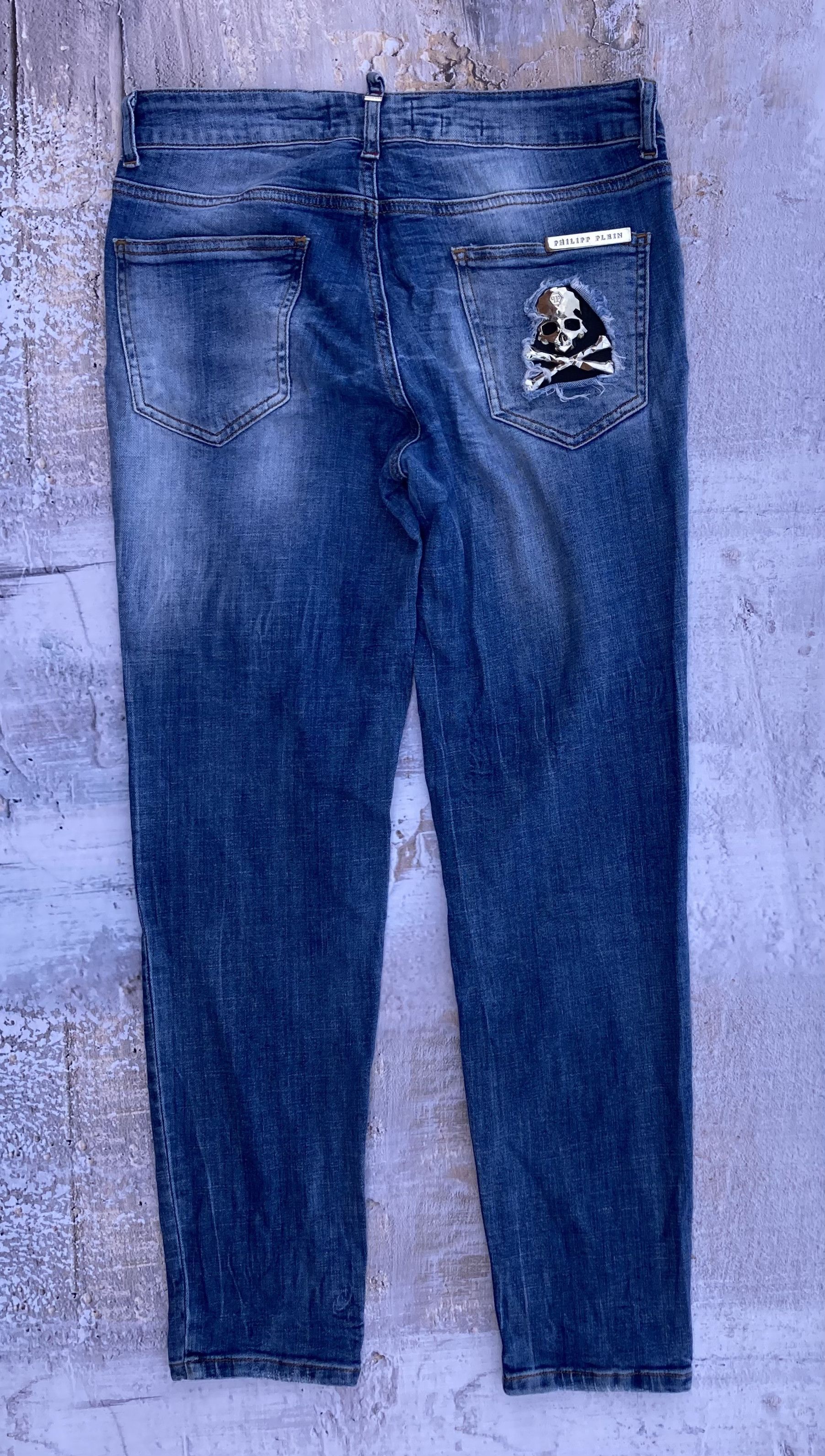 Vintage Vintage Jeans Skull Women’s Size 26 Size 26" / US 2 / IT 38 - 4 Thumbnail