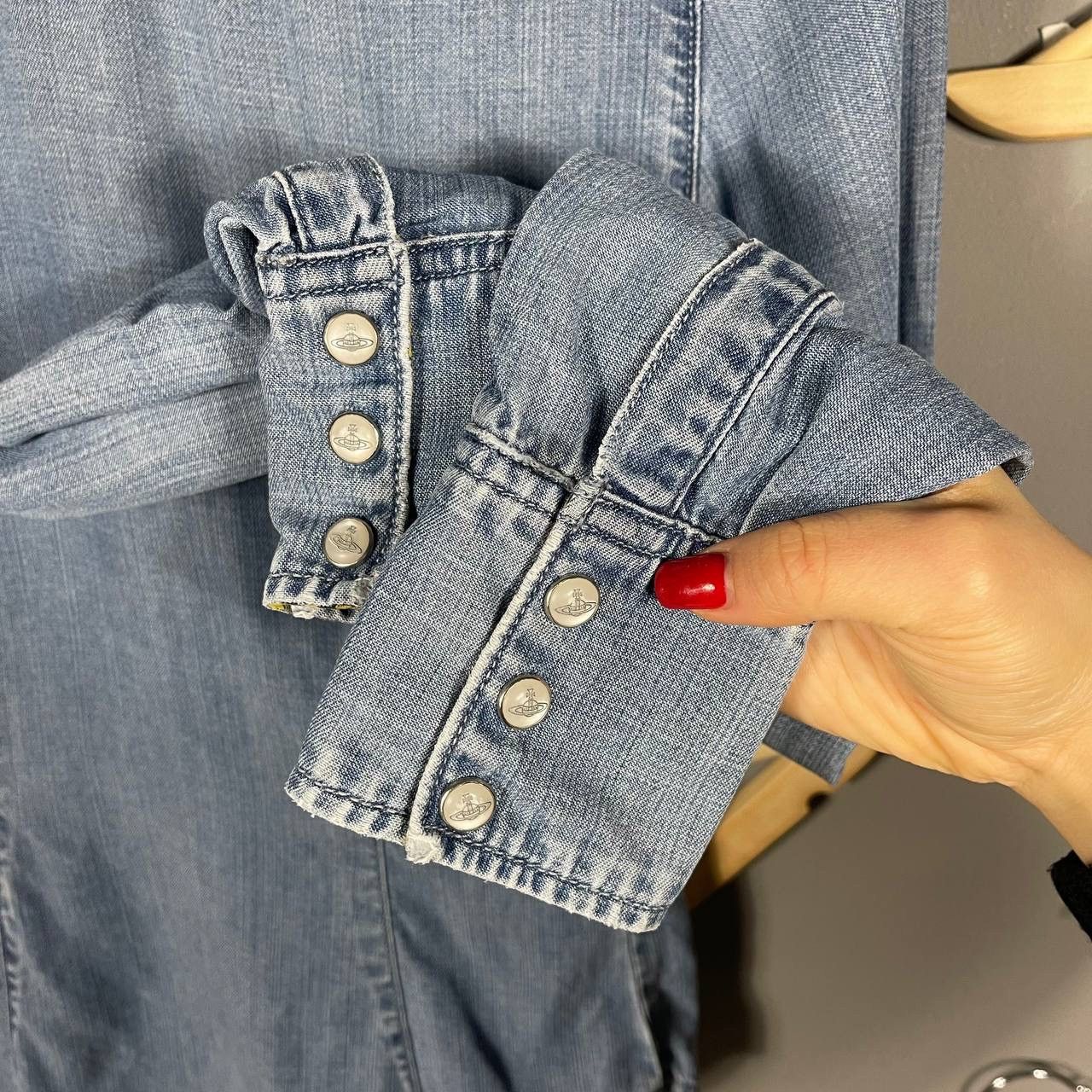 Lee × Vivienne Westwood Vivienne Westwood Anglomania x Lee Lyocell shirt Size S / US 4 / IT 40 - 9 Thumbnail