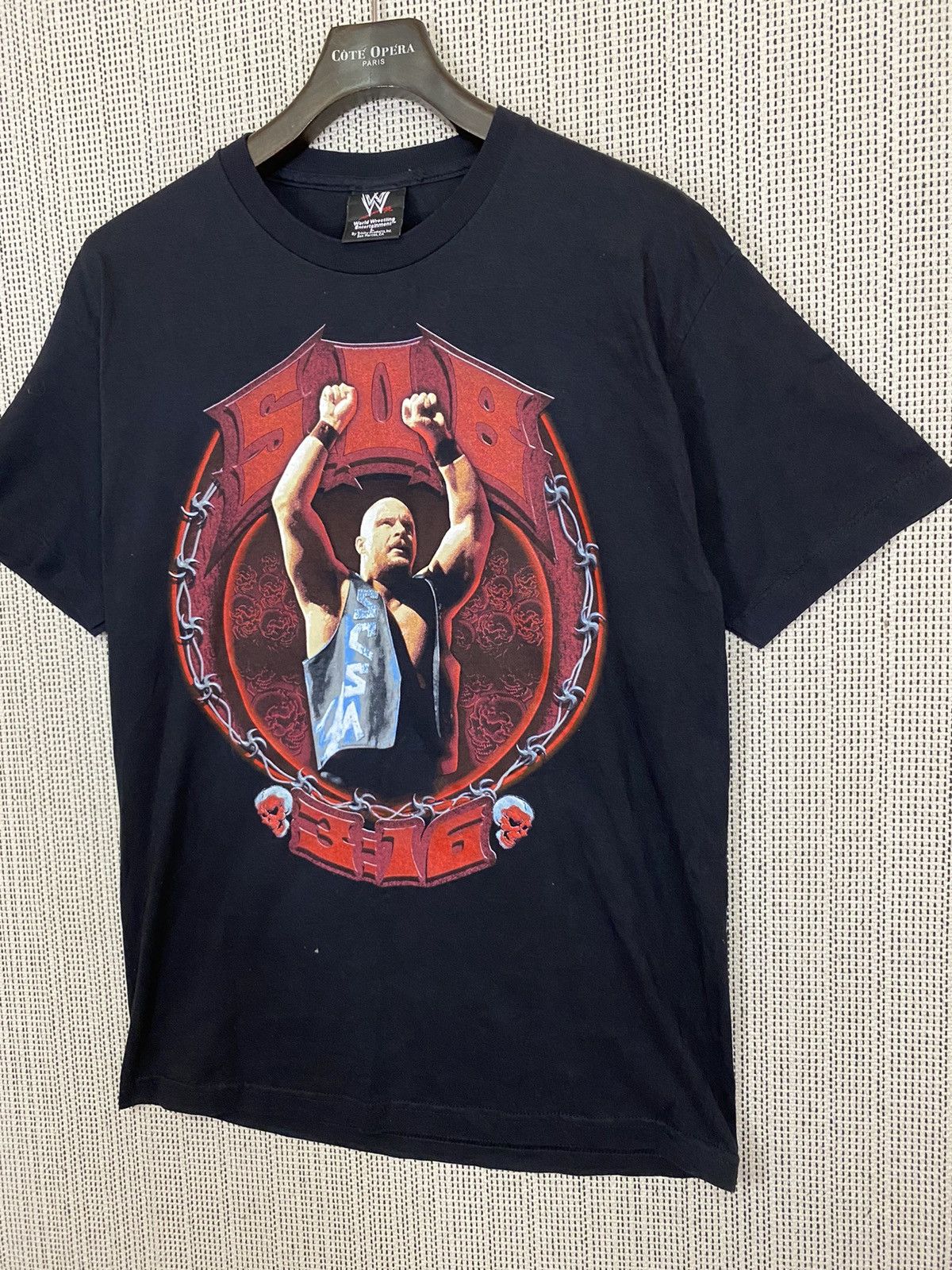 WWE ‼️RARE 2003 WWE SMACK DOWN STONE COLD CONDITION LIKE NEW‼️ Size US M / EU 48-50 / 2 - 4 Thumbnail