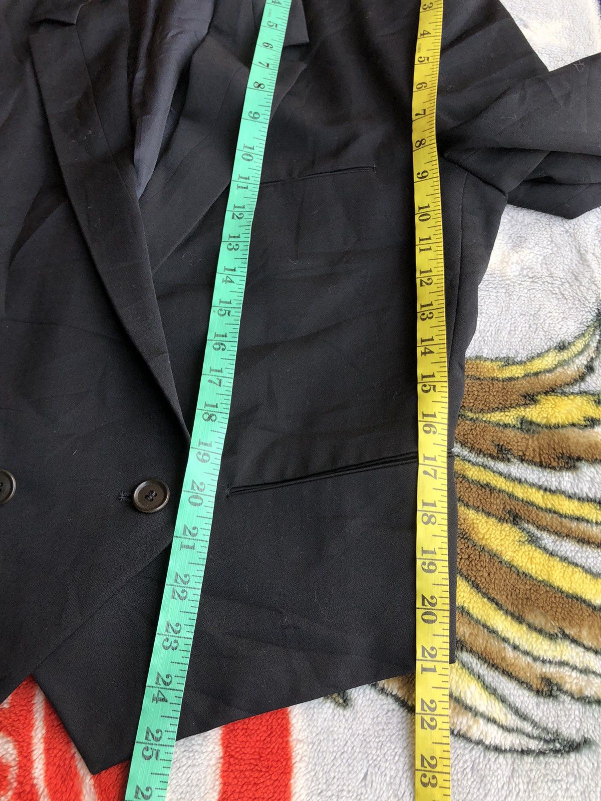 Issey Miyake Vintage Issey Miyake Men Double Breasted Blazer Black Size S Size US S / EU 44-46 / 1 - 14 Thumbnail