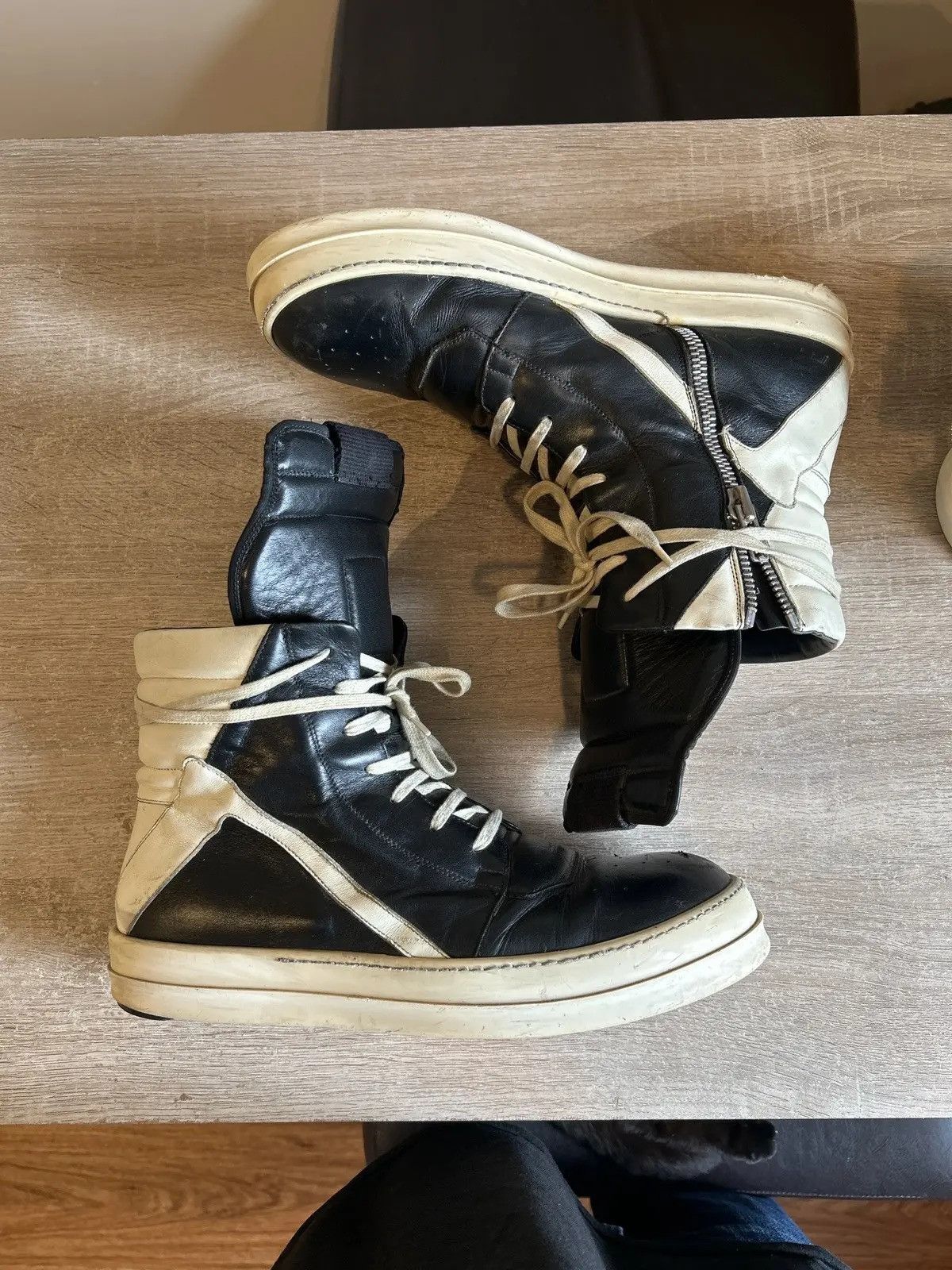 Rick Owens Rick Owens Geobaskets Sneakers Size US 12 / EU 45 - 1 Thumbnail