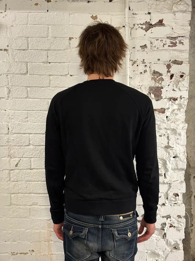 Moncler Moncler Black Logo Crewneck Sweater Size US M / EU 48-50 / 2 - 4 Thumbnail