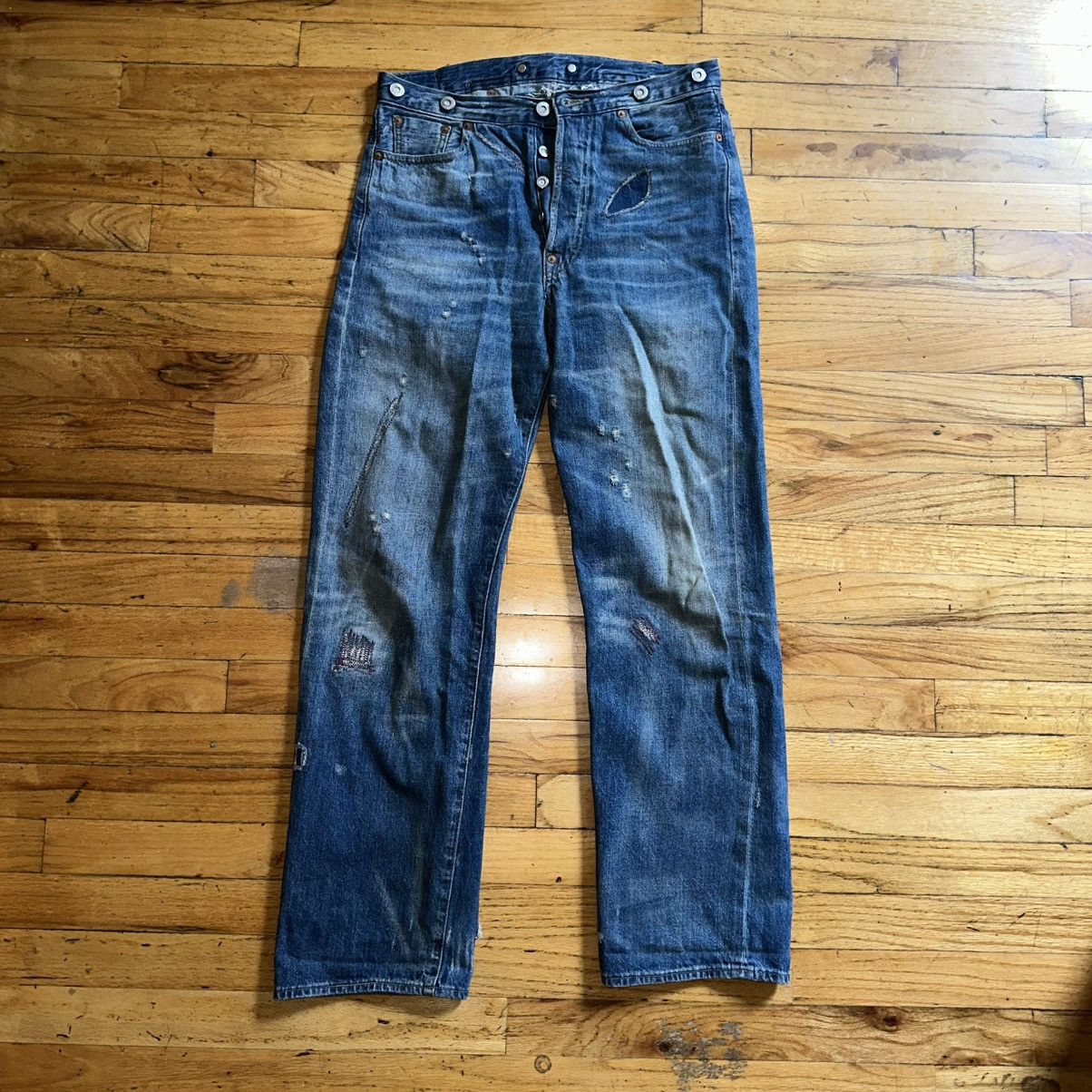 Levi's Vintage Clothing LVC distressed jeans Size 28" / US 6 / IT 42 - 1 Thumbnail