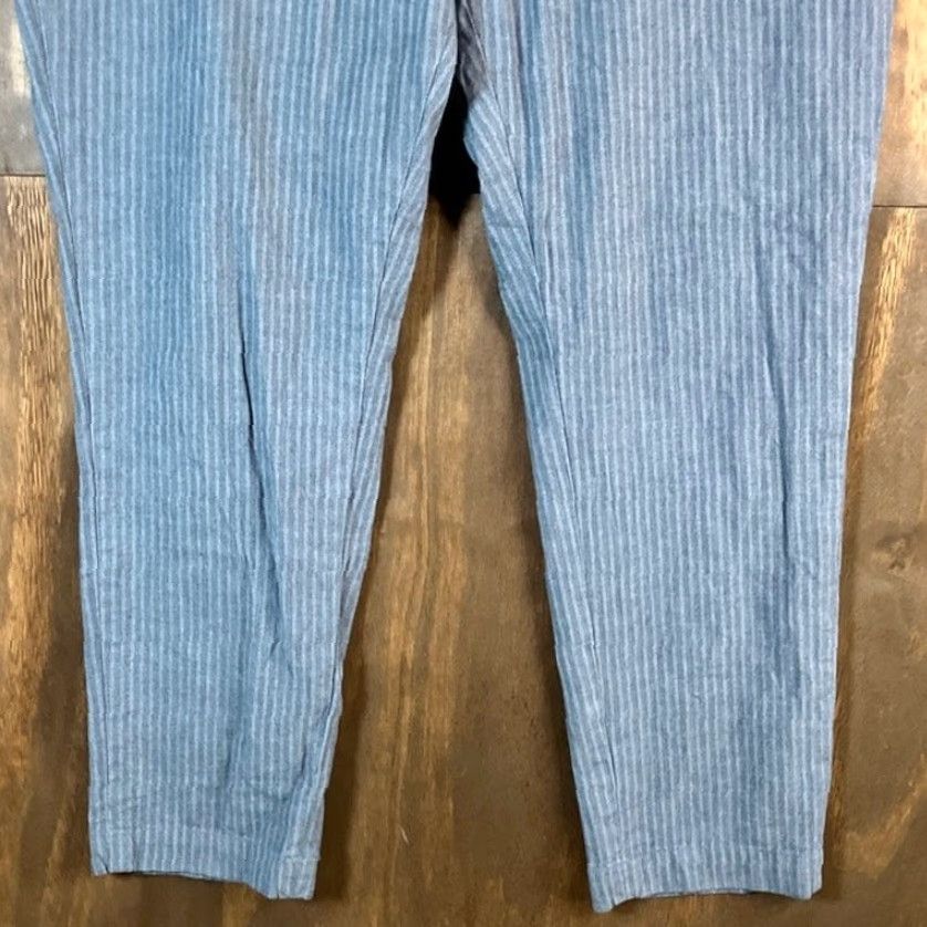 Banana Republic Banana Republic Pants Blue Pinstripe Slim Tapered Fit Stretch 32x30 Mens Casual Workwear Dress Pants Slim Tapered Blue Pinstripe 32x30 Mens Size US 32 / EU 48 - 3 Thumbnail