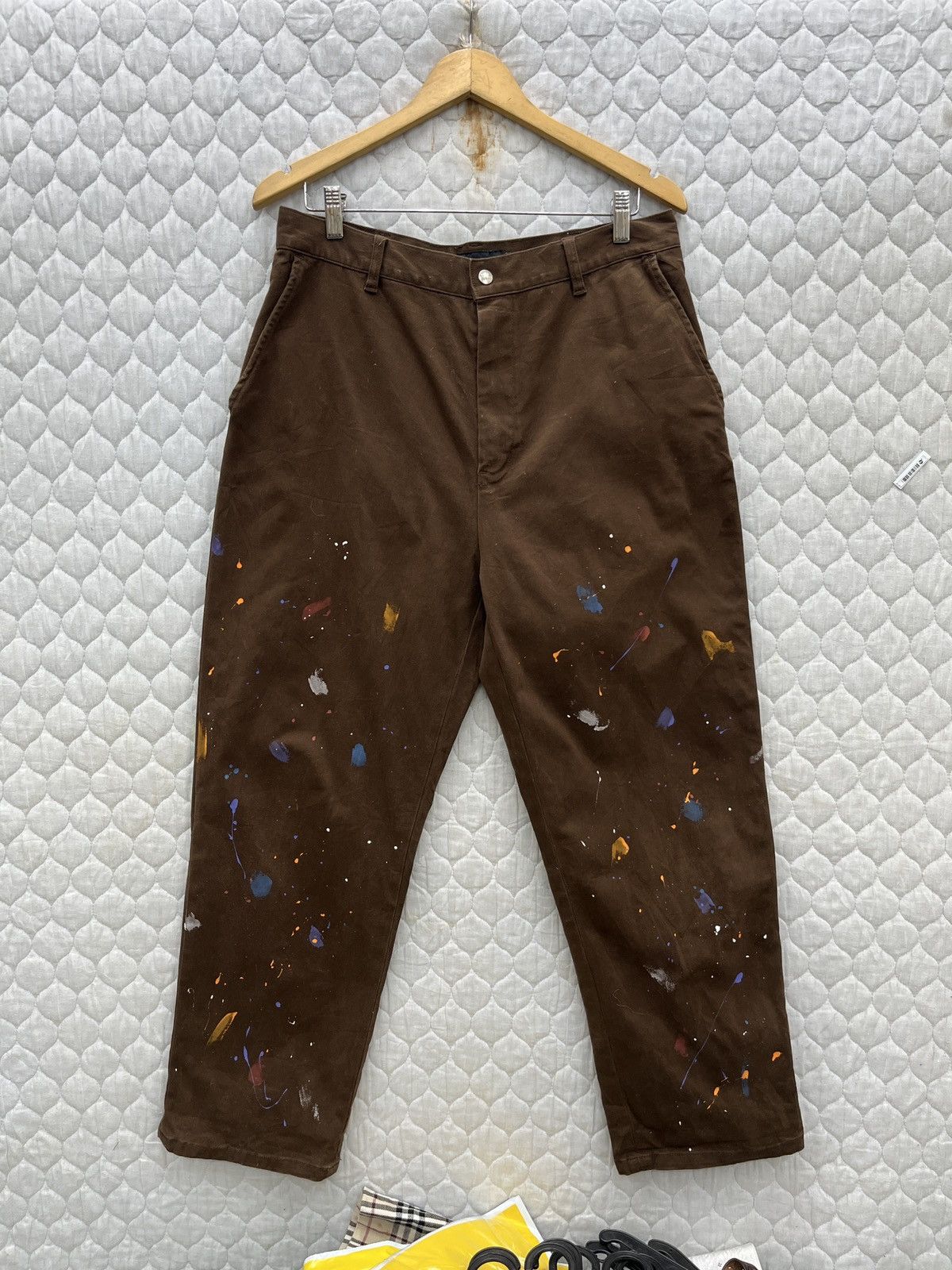 Xlarge 🔥🔥🔥STEALS XLARGE SPLATTER PAINT PANTS Size US 33 - 2 Thumbnail