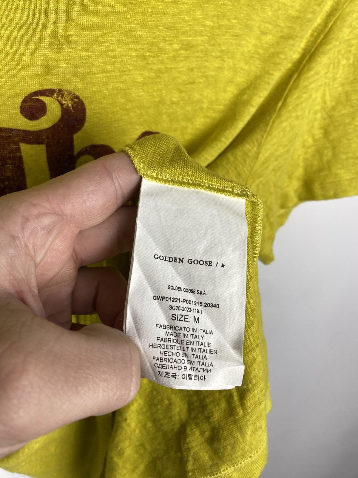Designer × Golden Goose Golden Goose Big Logo GGDB Tshirt Size M / US 6-8 / IT 42-44 - 4 Thumbnail
