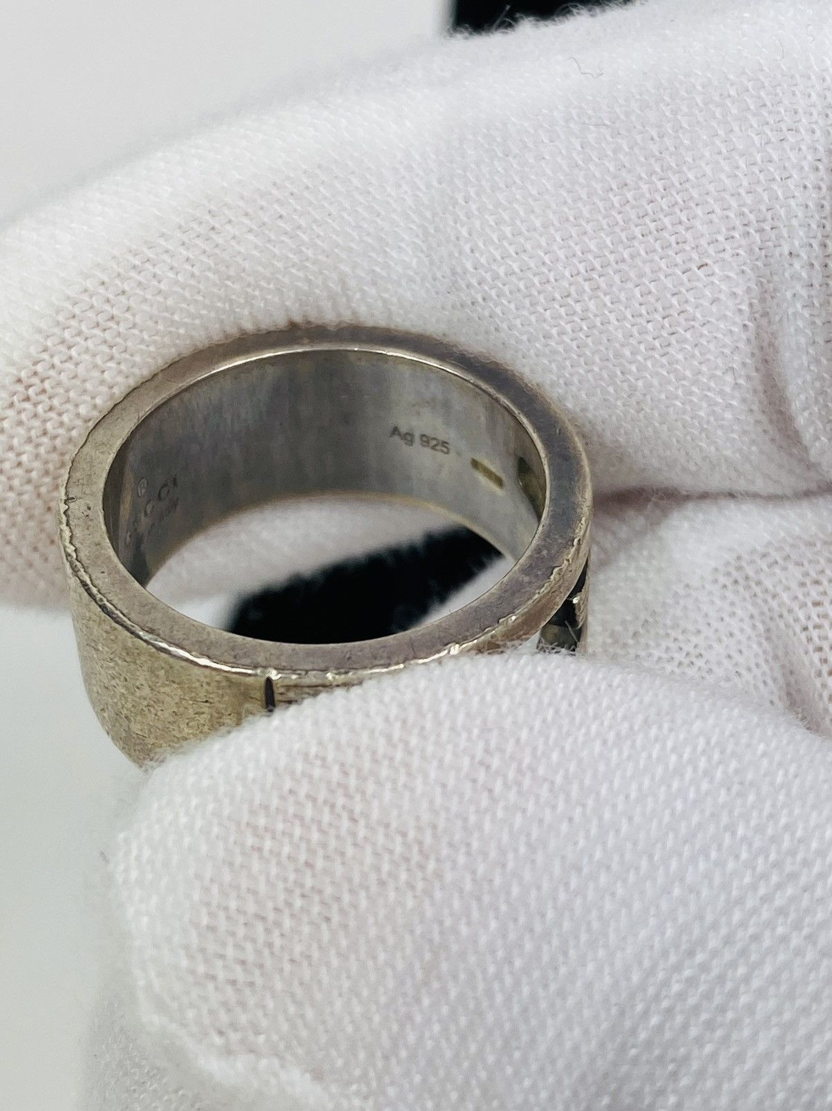 Gucci Gucci .925 Silver G Ring IT 11 Size ONE SIZE - 6 Thumbnail