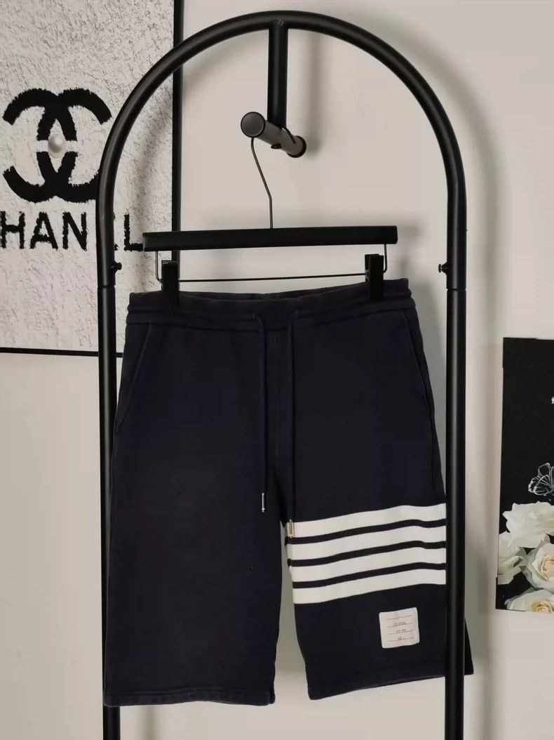 Thom Browne Thom Browne Striped Casual Shorts - dmc Size US 30 / EU 46 - 1 Thumbnail
