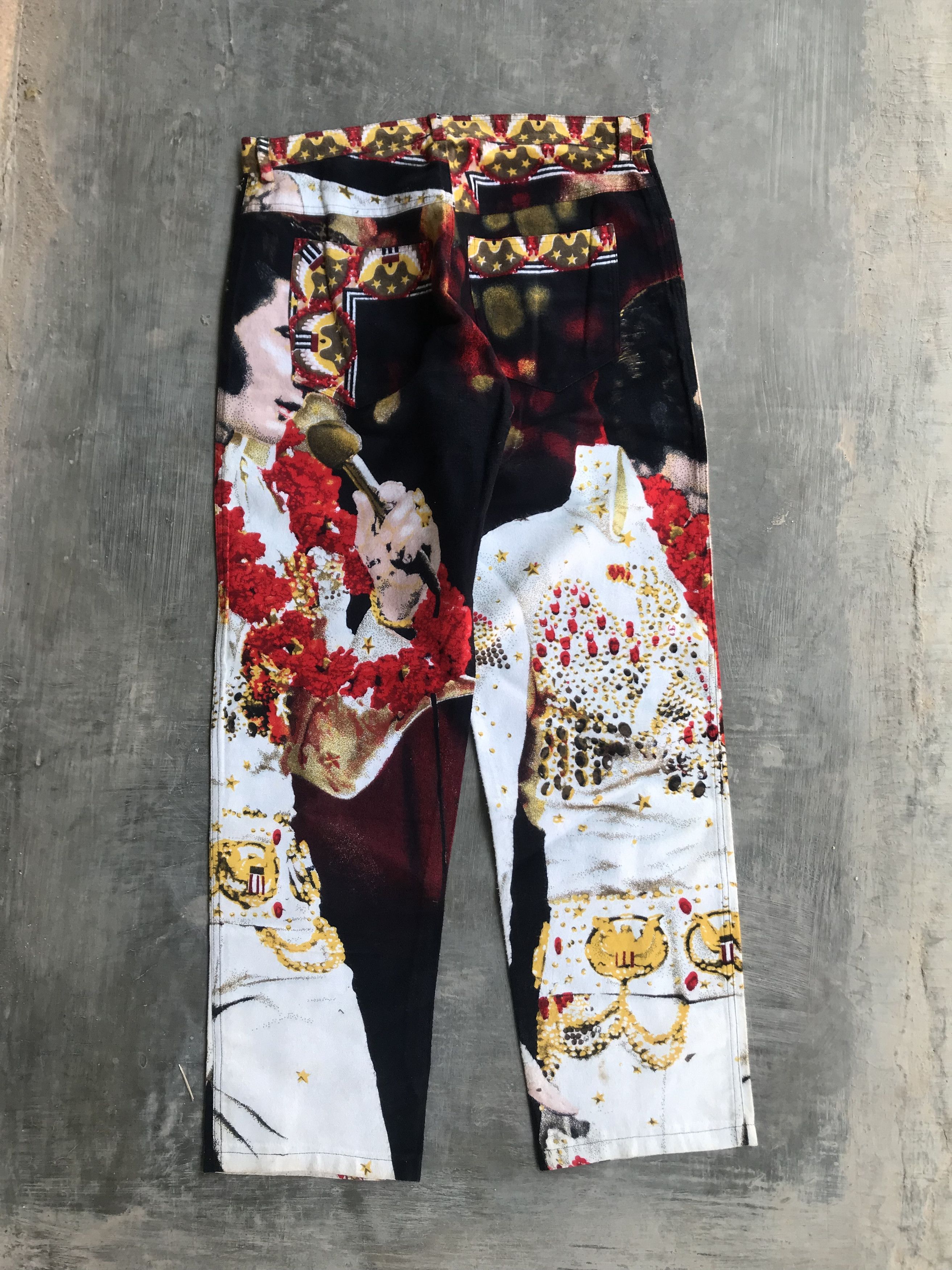 Tripp NYC Tripp NYC Elvis Presley Full Print Pants Size US 33 - 2 Thumbnail