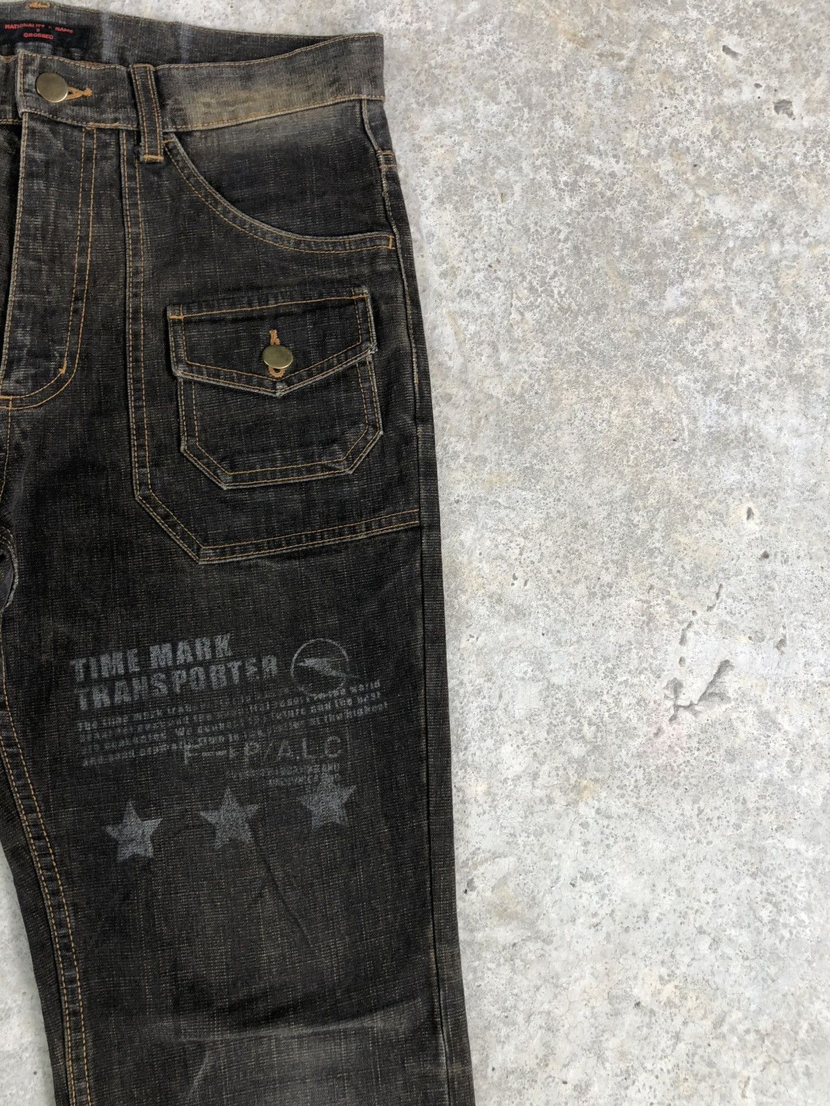 If Six Was Nine × Japanese Brand Japanese Crosbec Flared Jeans Distressed Denim Size US 30 / EU 46 - 5 Thumbnail