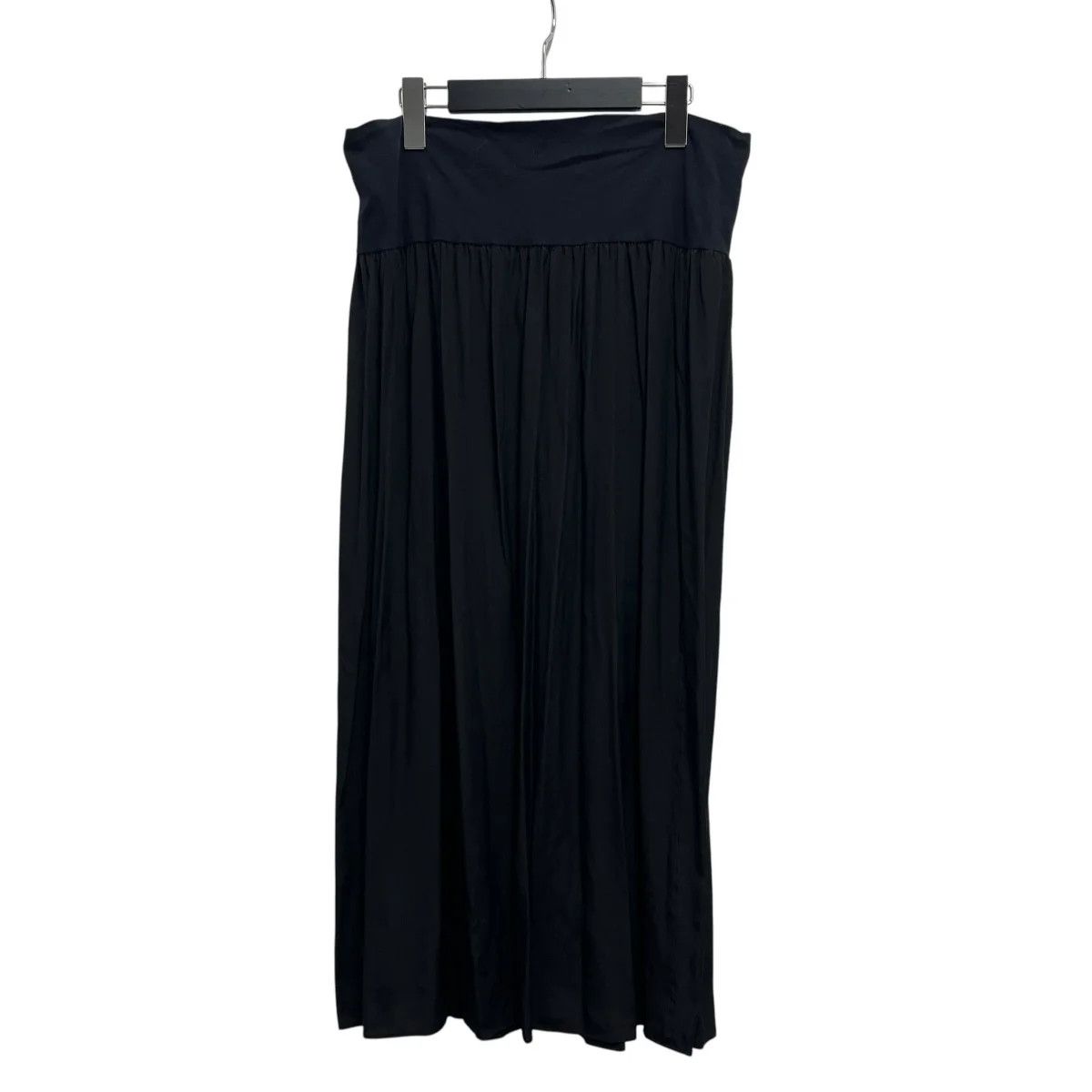 Yohji Yamamoto YOHJI YAMAMOTO // black silk Silk skirt Size US 29 - 2 Thumbnail