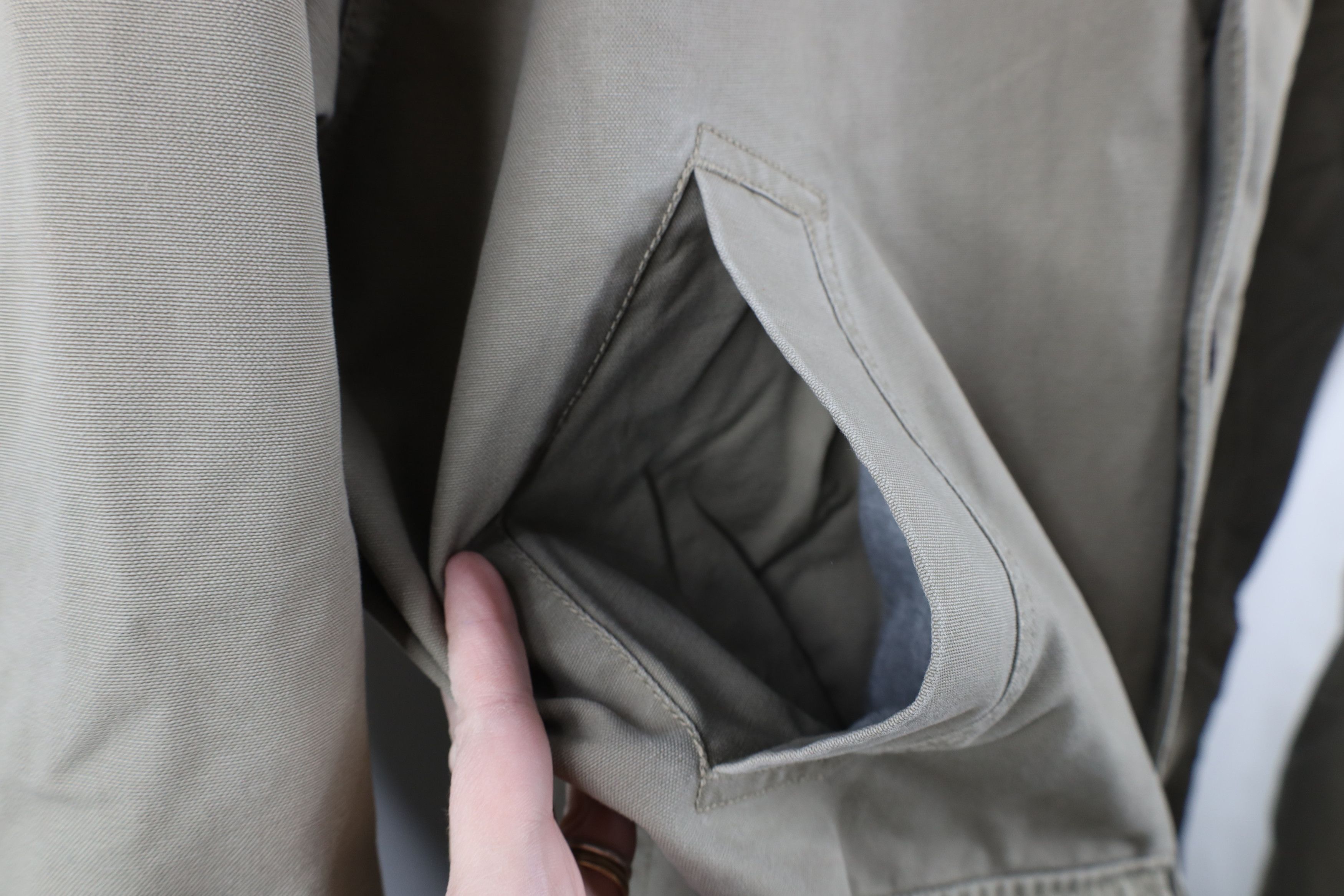L.L. Bean × Vintage Vintage 90s LL Bean Corduroy Collar Chore Barn Jacket Beige Size US XL / EU 56 / 4 - 5 Thumbnail