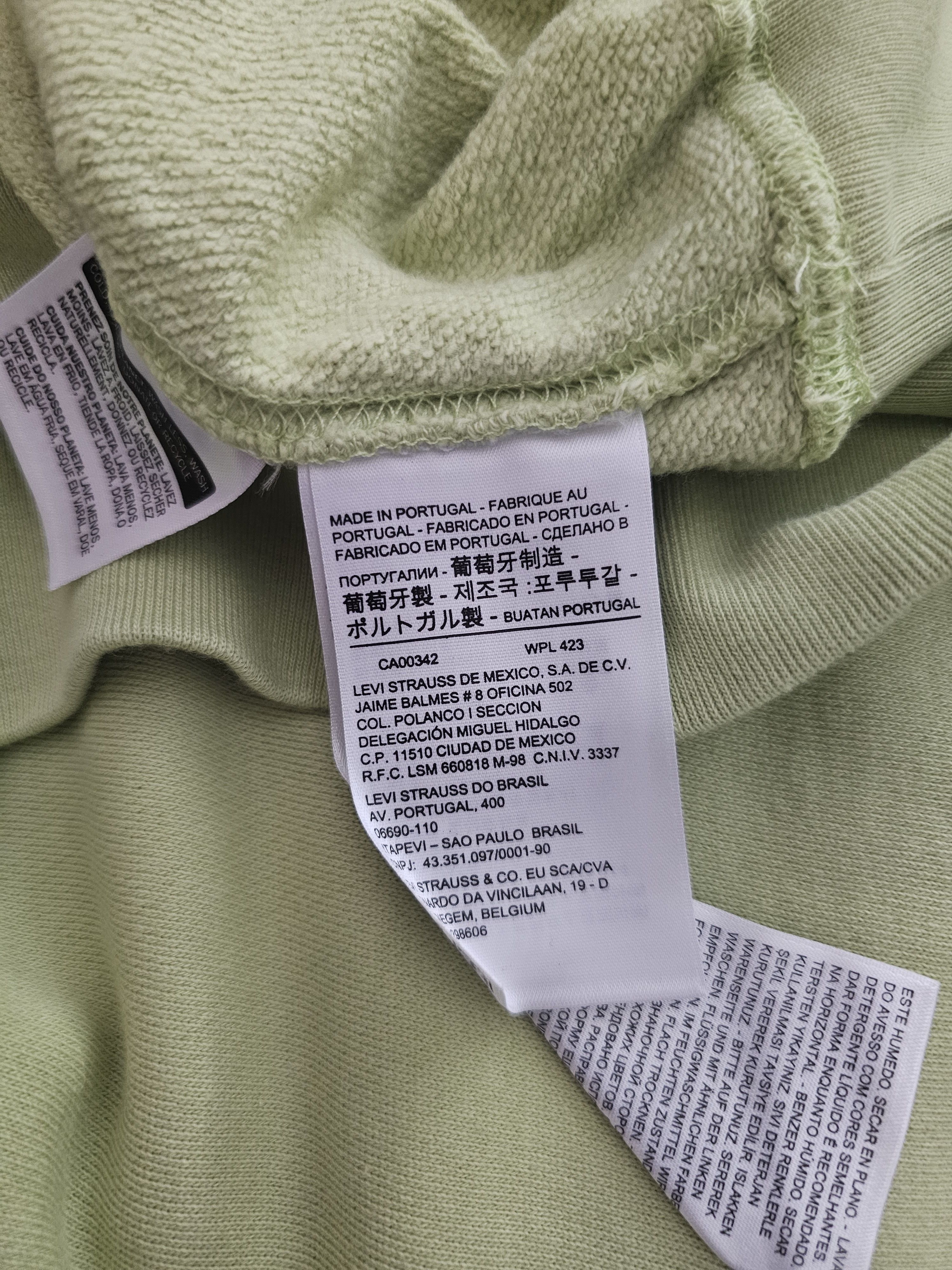 Levi's Vintage Clothing Levi's Vintage Clothing Bay Meadows Sweatshirt Green SS20 Size US M / EU 48-50 / 2 - 5 Thumbnail