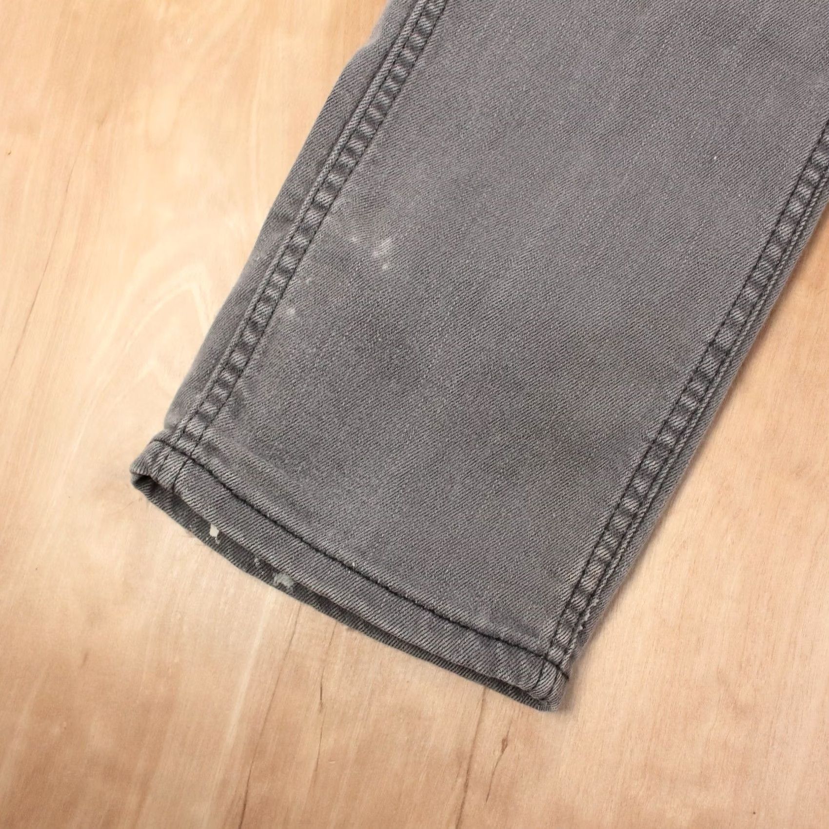 Levi's LEVI'S 511 Slim Fit Jeans 29x30 Gray Stretch Denim Paint Spots Tag Indie Sleaze Size US 29 - 5 Thumbnail