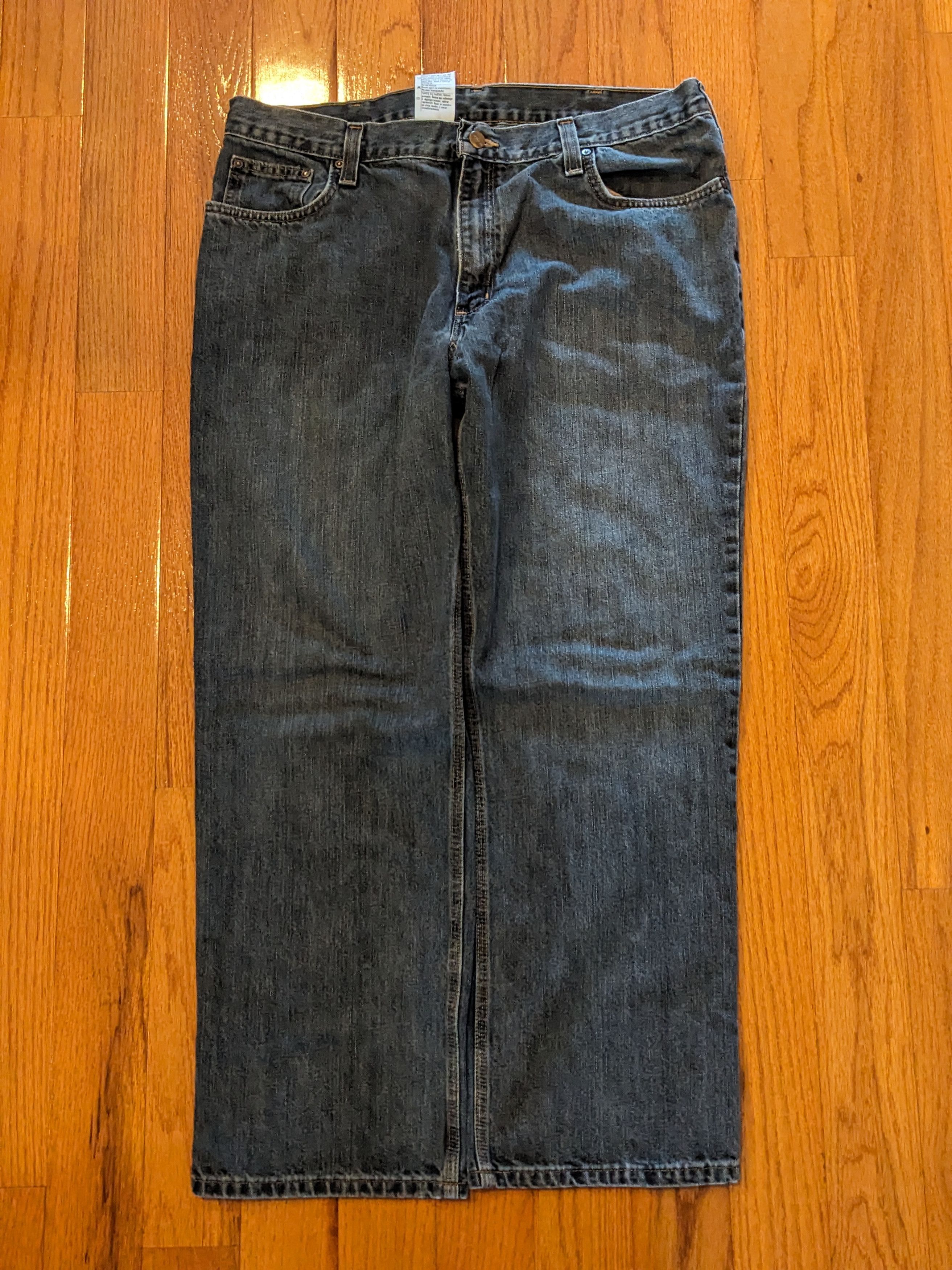 Carhartt × Vintage Vintage Y2K Carhartt 101483-968 38x30 Relaxed Fit Denim Size US 38 / EU 54 - 3 Thumbnail