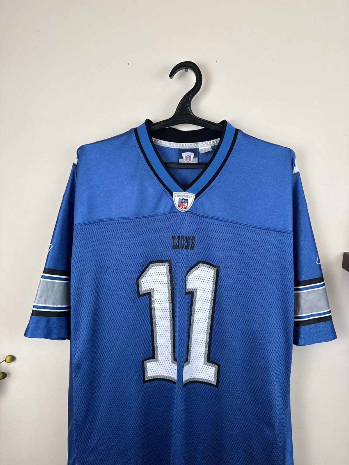 Reebok Roy Williams #11 Detroit Lions Jersey Reebok XL NFL Blue Size US XL / EU 56 / 4 - 7 Thumbnail