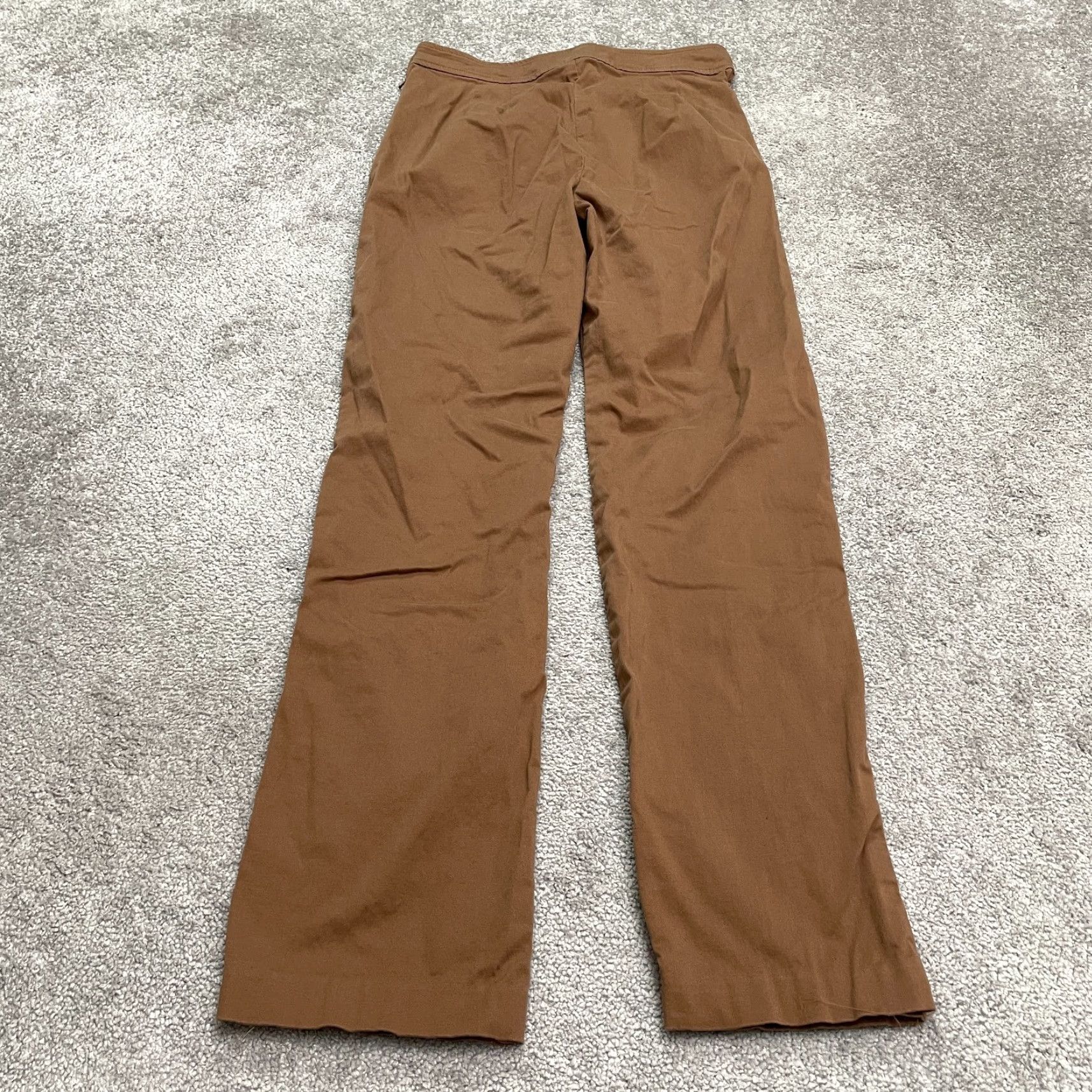 Coldwater Creek VINTAGE Coldwater Creek Women’s Chino Pants Straight Leg 10 Brown City Preppy Casual Office Size 32" / US 10 / IT 46 - 2 Thumbnail