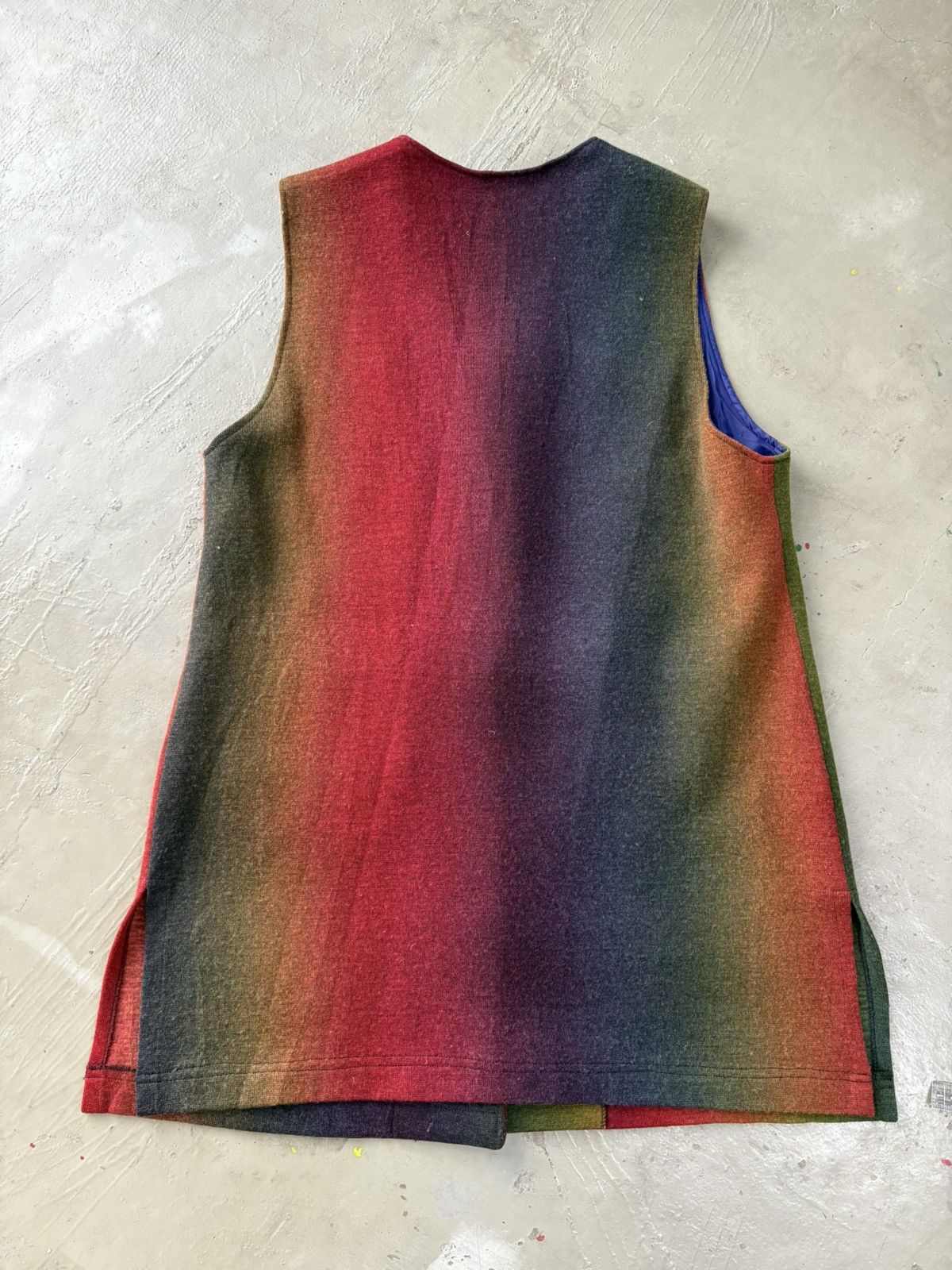 Vintage Vintage 80’s Wool Vest Rainbow Size US M / EU 48-50 / 2 - 10 Thumbnail