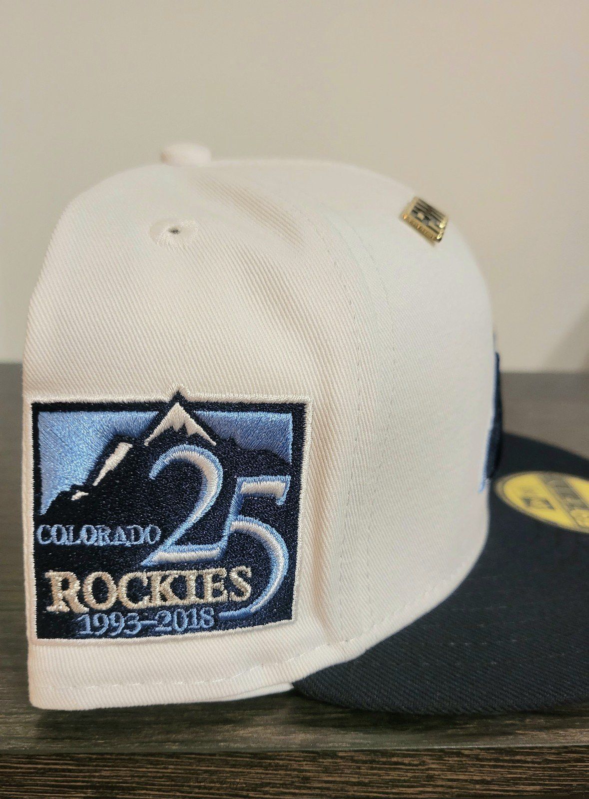 New Era *Firm* 7 5/8 Fam Cap Colorado Rockies Fitted Hat Size ONE SIZE - 3 Thumbnail