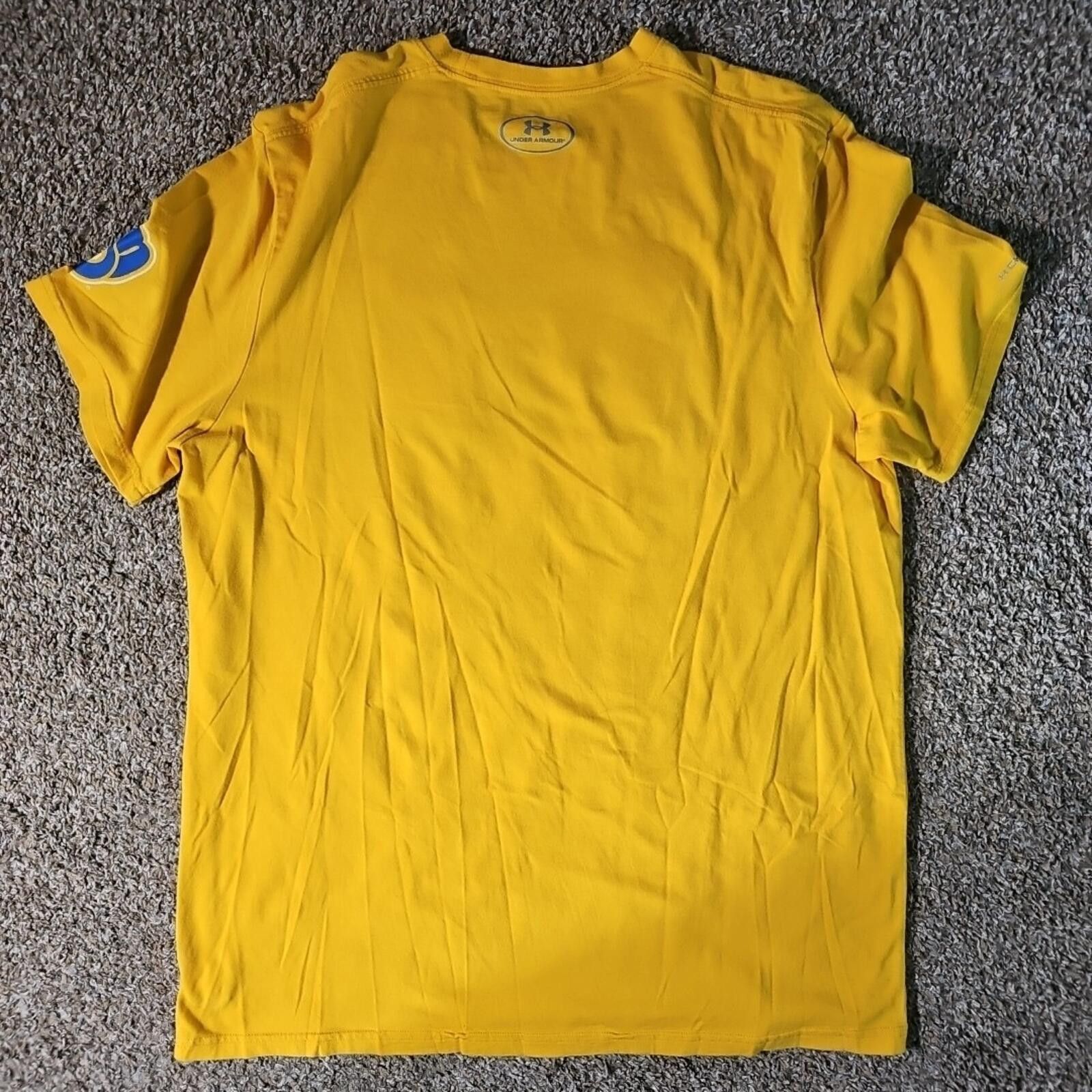 Under Armour Under Armour L Loose Milwaukee Brewers yellow Tshirt Size ONE SIZE - 7 Thumbnail