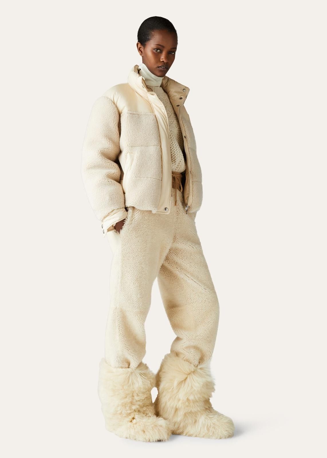 Loro Piana o1srvl11e0824 Ernest Cashfur Puffer Jacket in Beige Size XS / US 0-2 / IT 36-38 - 5 Thumbnail
