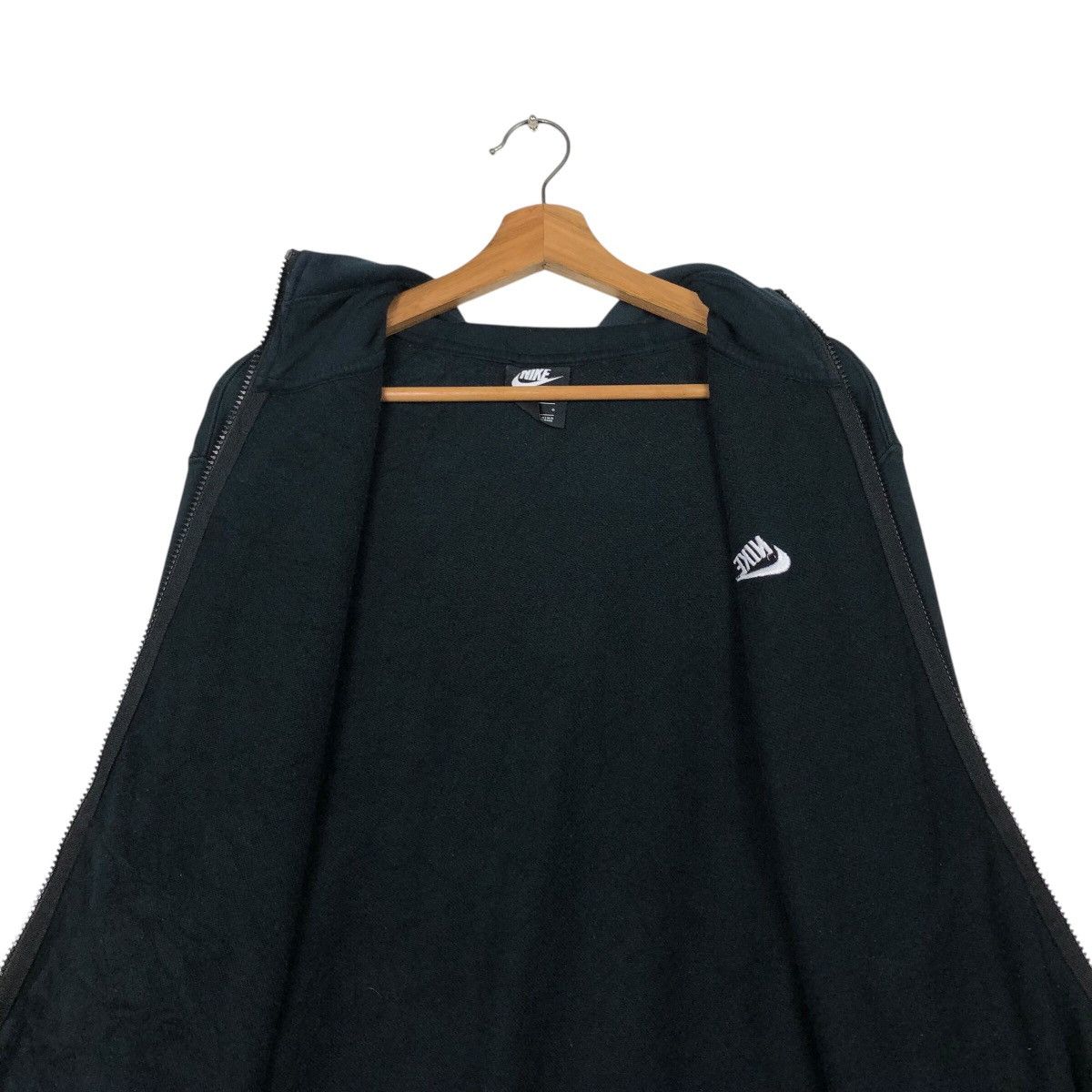 Nike 📌Vintage Zipper Hoodie Running Nike Jacket Rich Black Size US L / EU 52-54 / 3 - 16 Thumbnail