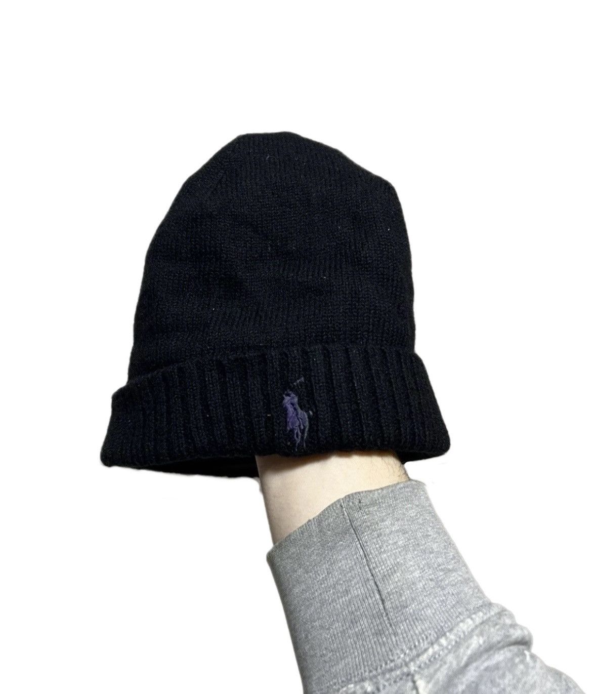 Polo Ralph Lauren Vintage Polo Ralph Lauren Wool Black Hat Size ONE SIZE - 2 Thumbnail