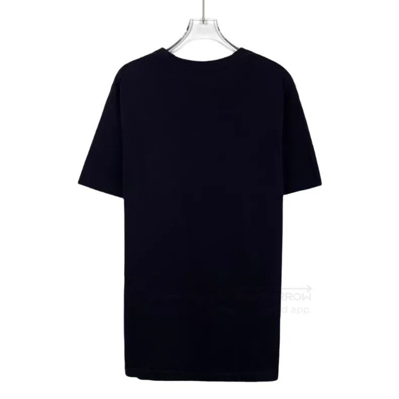 Givenchy Givenchy Black Logo Letter Printed Cotton Crew Neck Short- Size US M / EU 48-50 / 2 - 2 Thumbnail