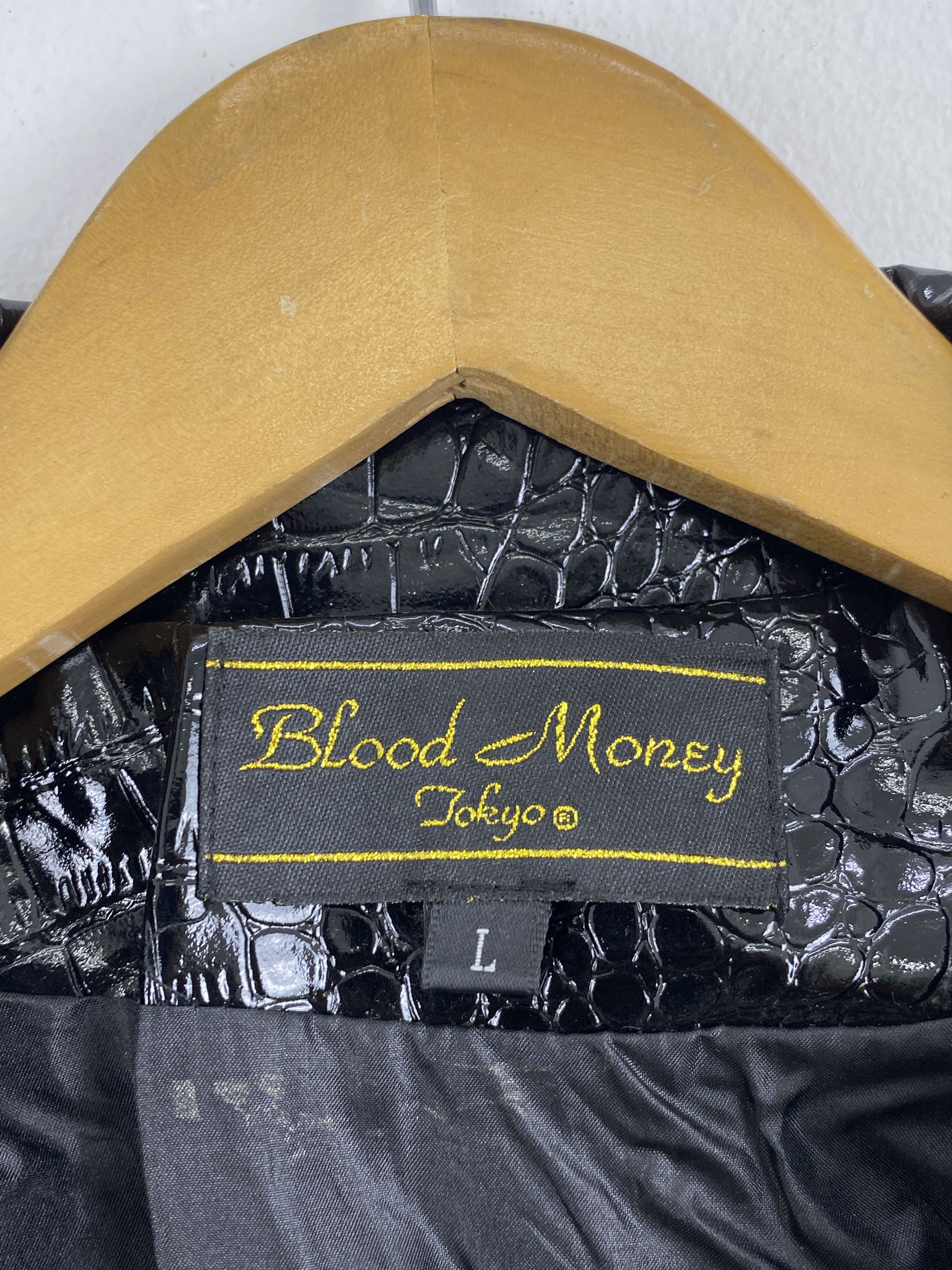 Japanese Brand Vintage Japanese Blood Money Tokyo Leather Jacket J2013 Size US L / EU 52-54 / 3 - 6 Thumbnail