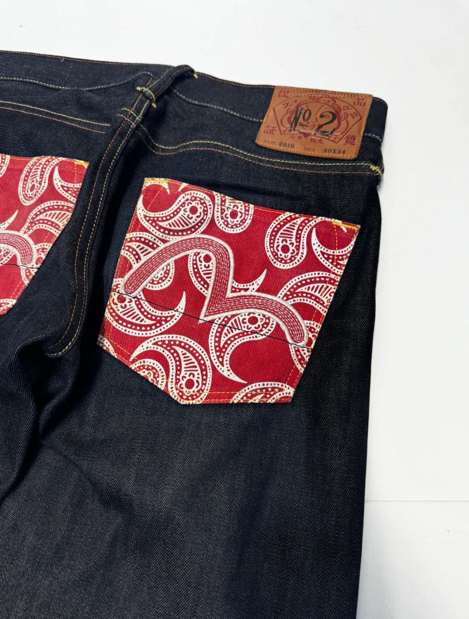 Evisu × Japanese Brand Evisu Red Bandana Seagull Jean Size US 30 / EU 46 - 8 Thumbnail