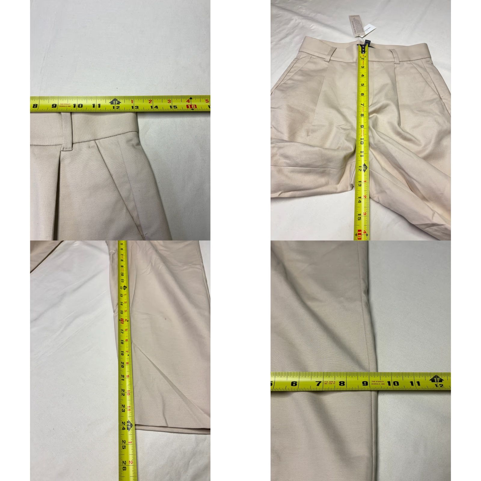 Banana Republic VINTAGE? No. Banana Republic Pants Dress Pants 00P Beige High Rise Pleated Balloon Tapered Leg Womens XS? Size 24" / US 00 / IT 34 - 9 Thumbnail