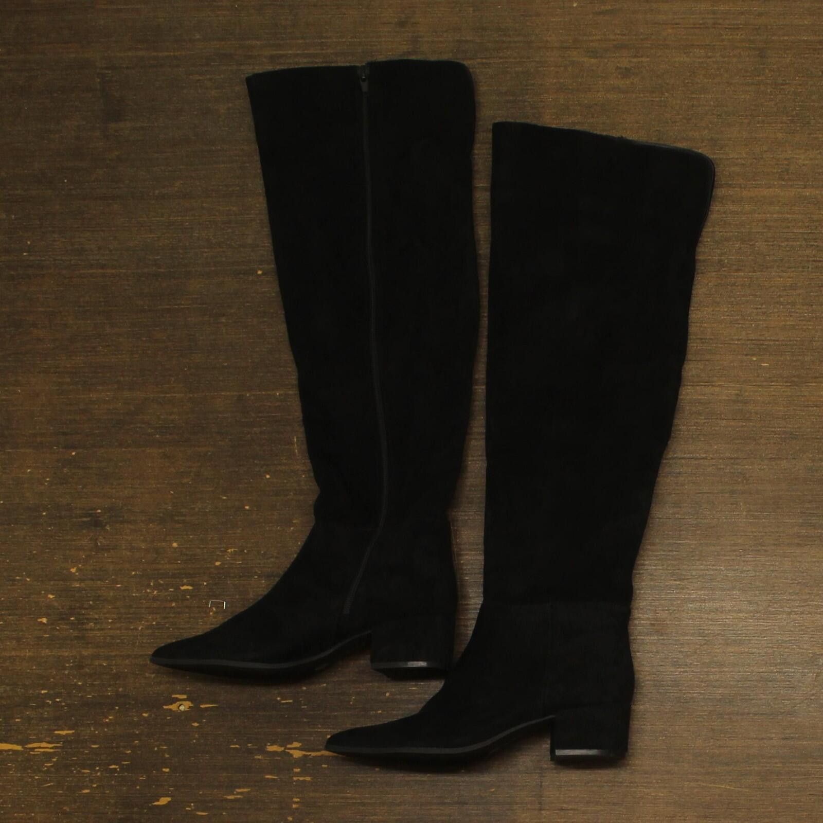 Other New On 34th Womens Boots 10019655400 Black Microsuede 5m Size US 5 / IT 35 - 1 Thumbnail
