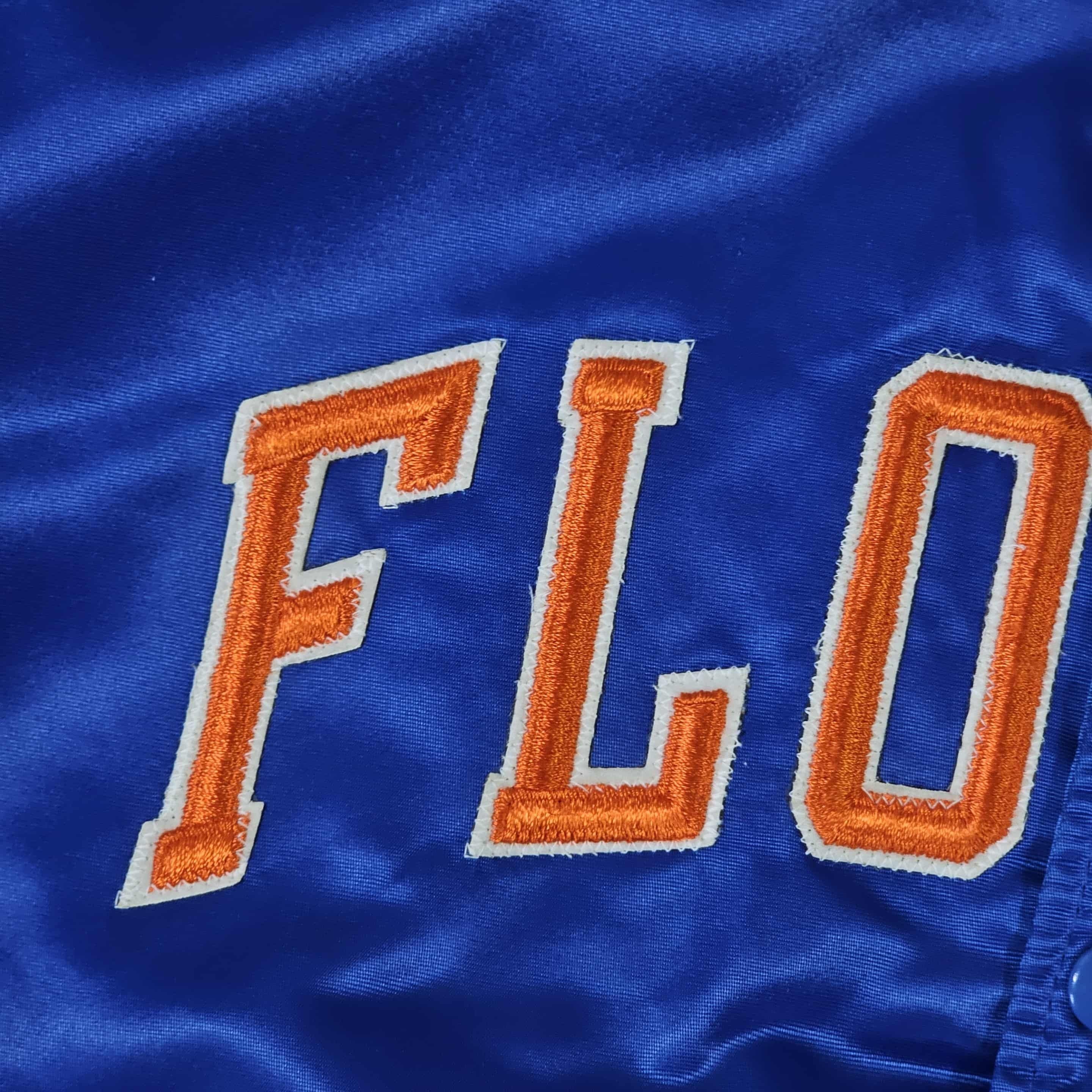 Starter Florida Gators Vintage 80s Starter Satin Bomber Jacket Size US XL / EU 56 / 4 - 4 Thumbnail