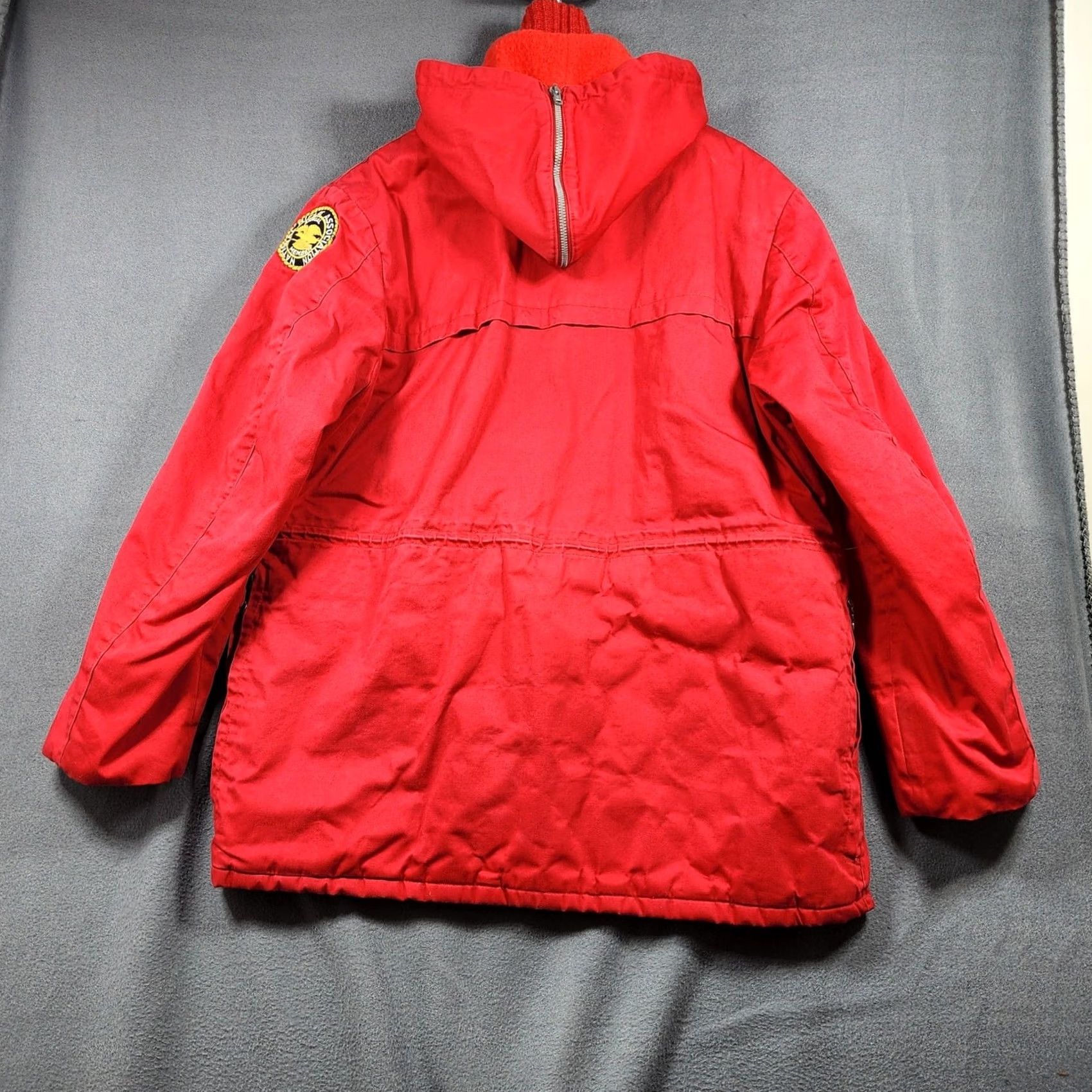 Vintage VINTAGE 60s Ted Williams Sears Red Coat Mens Hunting Overcoat 60s Sz 44 Quilted Lining Patch Canvas Zip Size US S / EU 44-46 / 1 - 4 Thumbnail