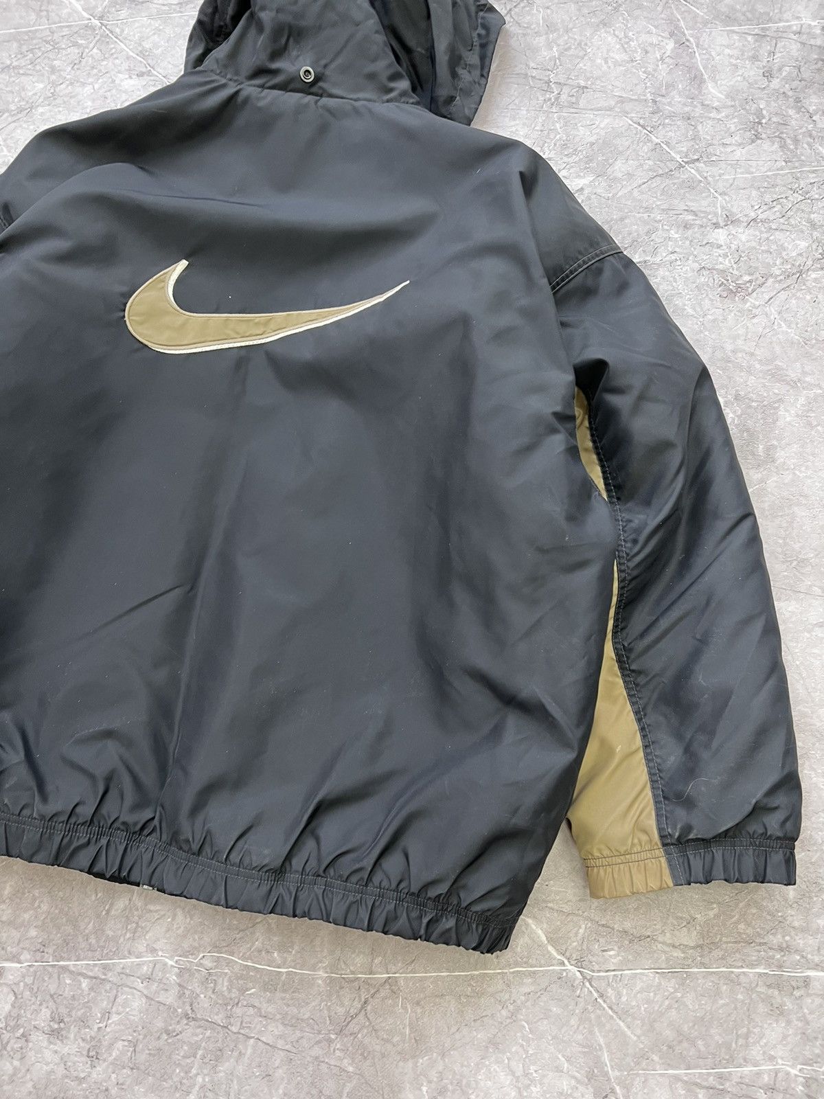 Nike × Vintage 90's Vintage Nike Jacket Big Swoosh Logo Rare Design Size US XL / EU 56 / 4 - 12 Thumbnail